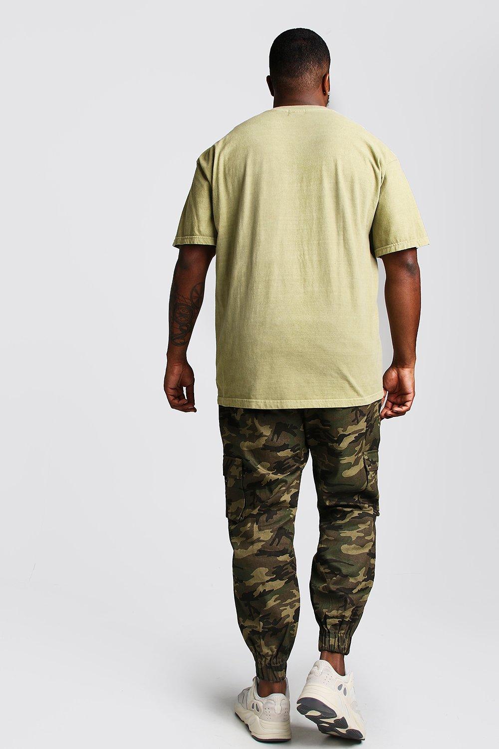 big and tall camo joggers