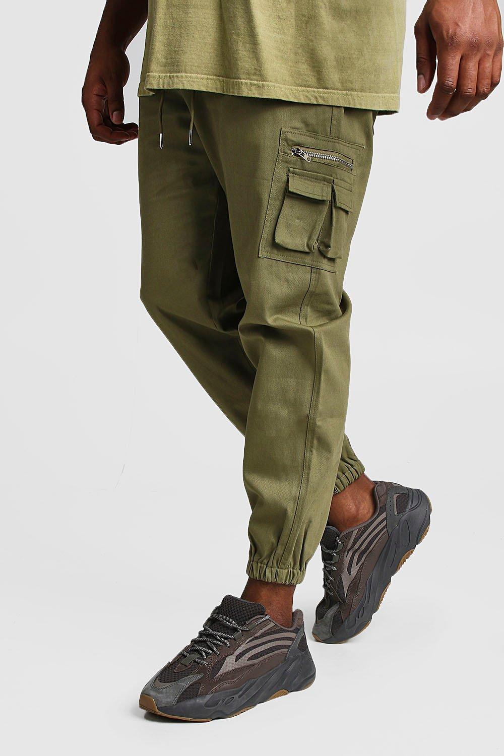 big and tall cargo joggers