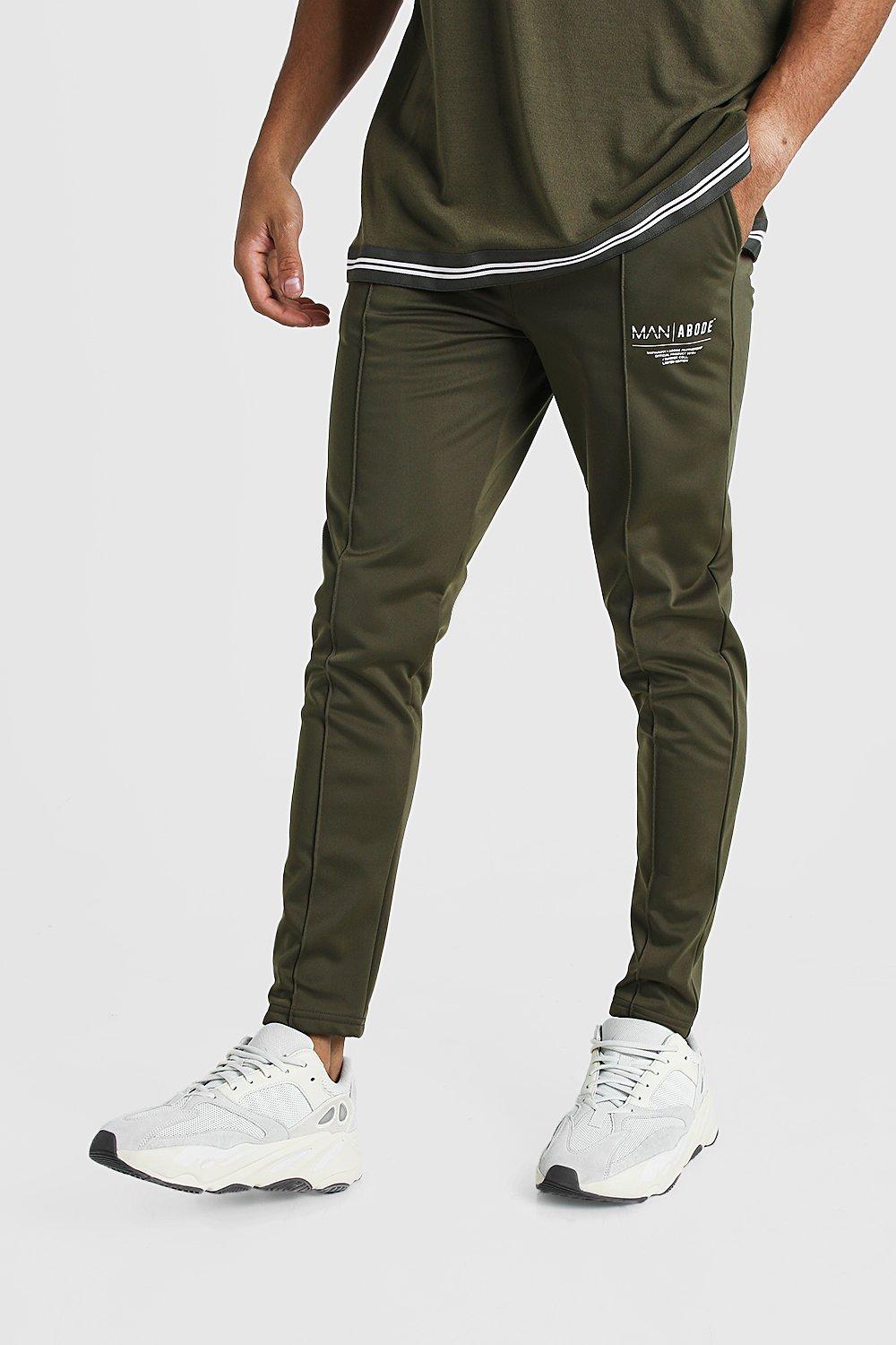 

Трикотажные джоггеры MAN X Abode с защипами, Khaki