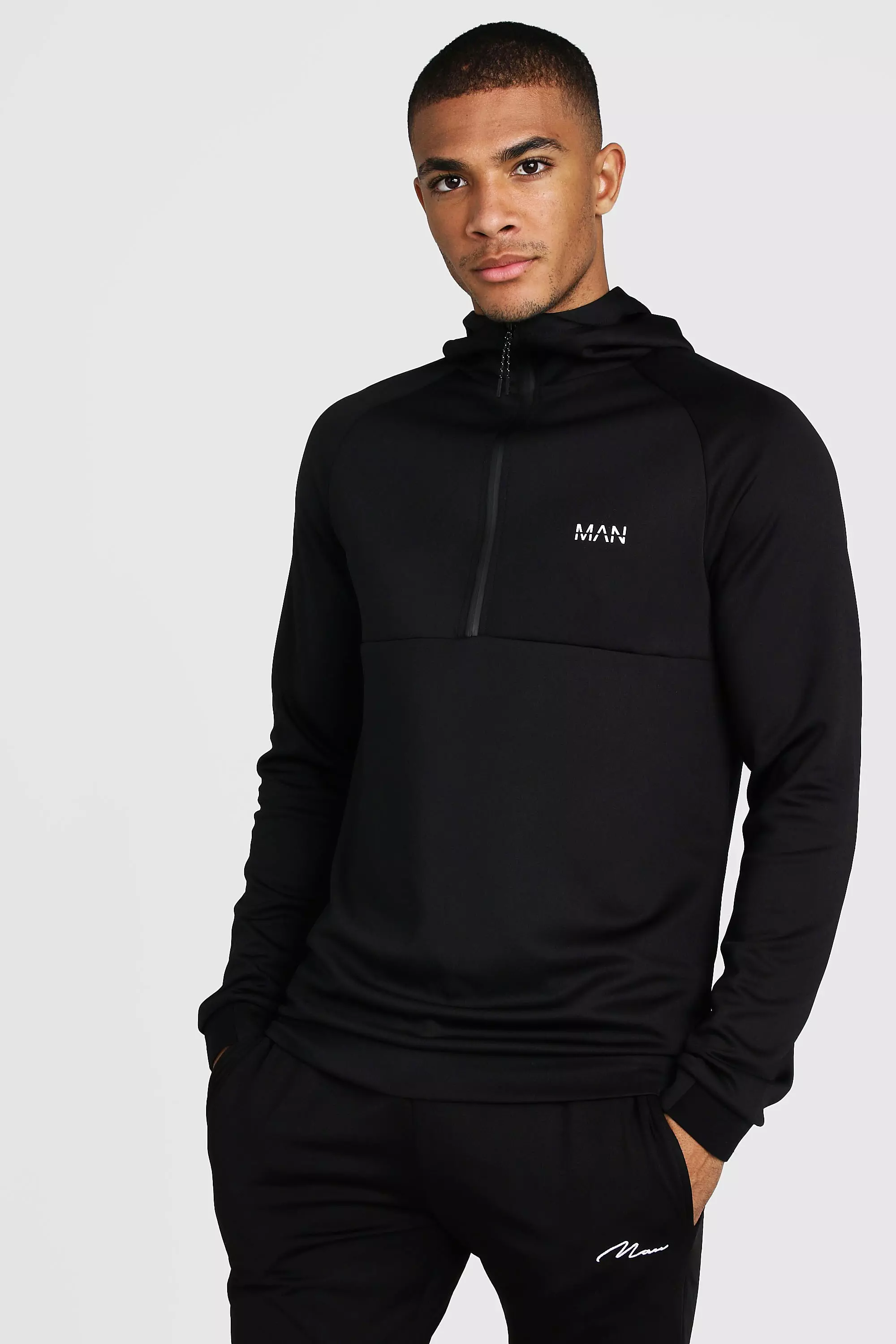 Mens muscle fit outlet hoodie