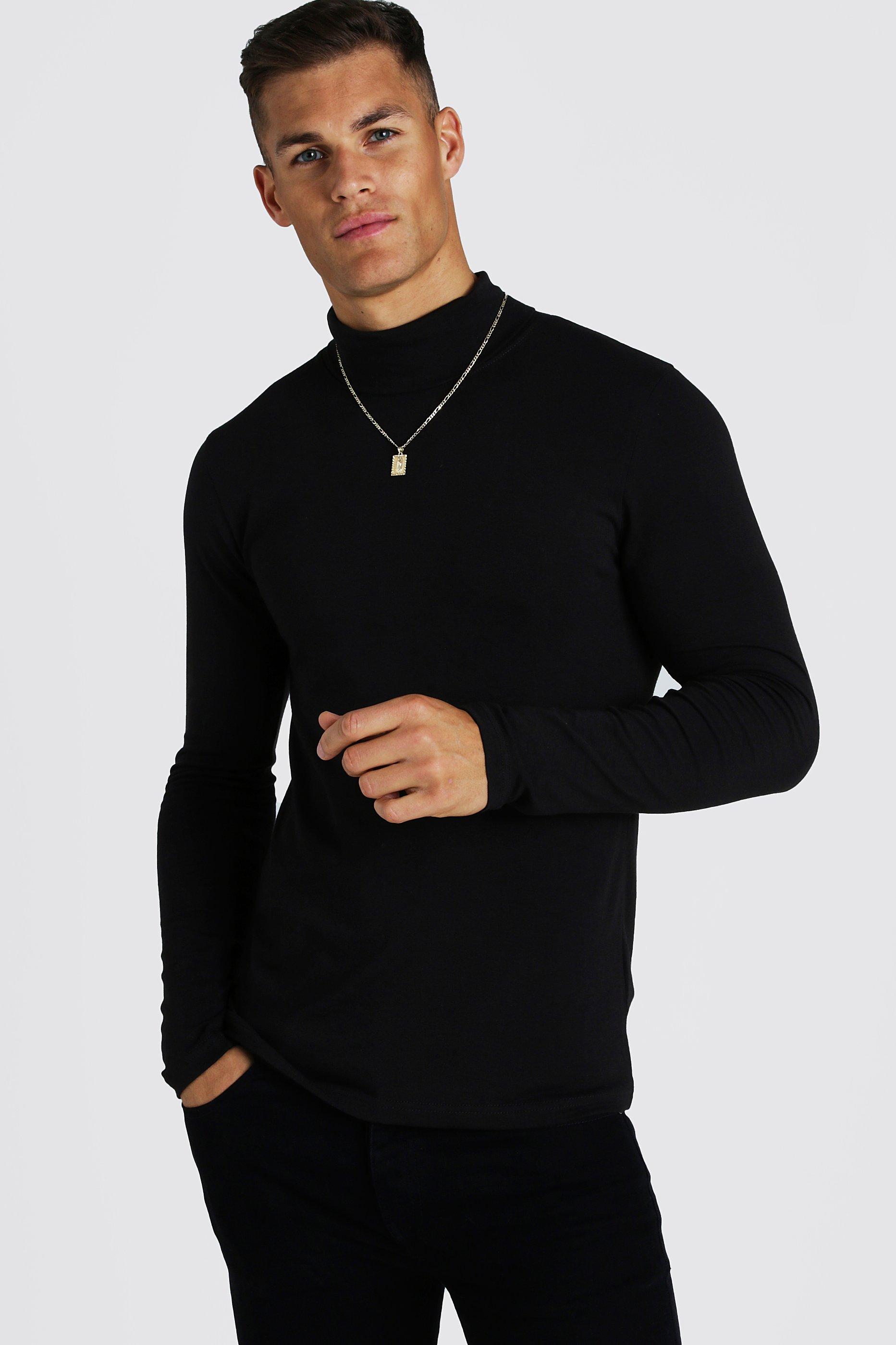 roll neck shirt