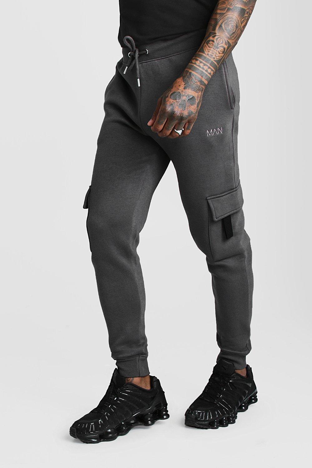 boohooman slim fit joggers