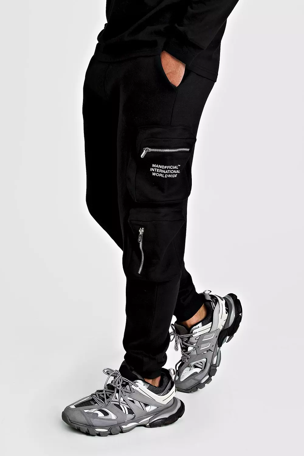 nike 3d cargo joggers black