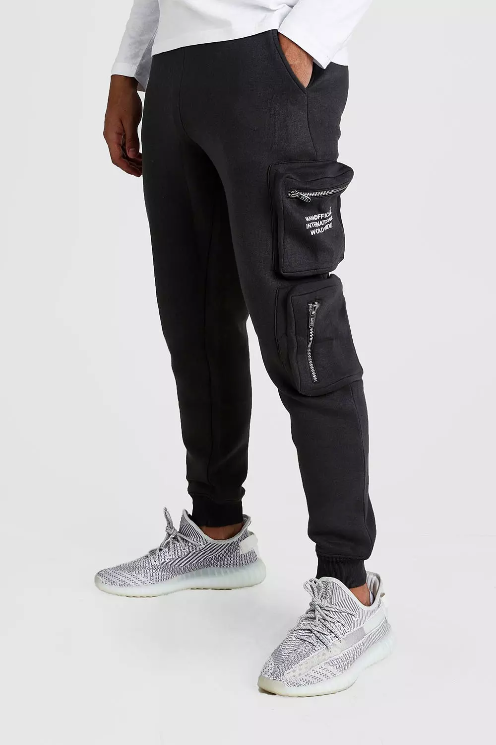 nike 3d cargo joggers black