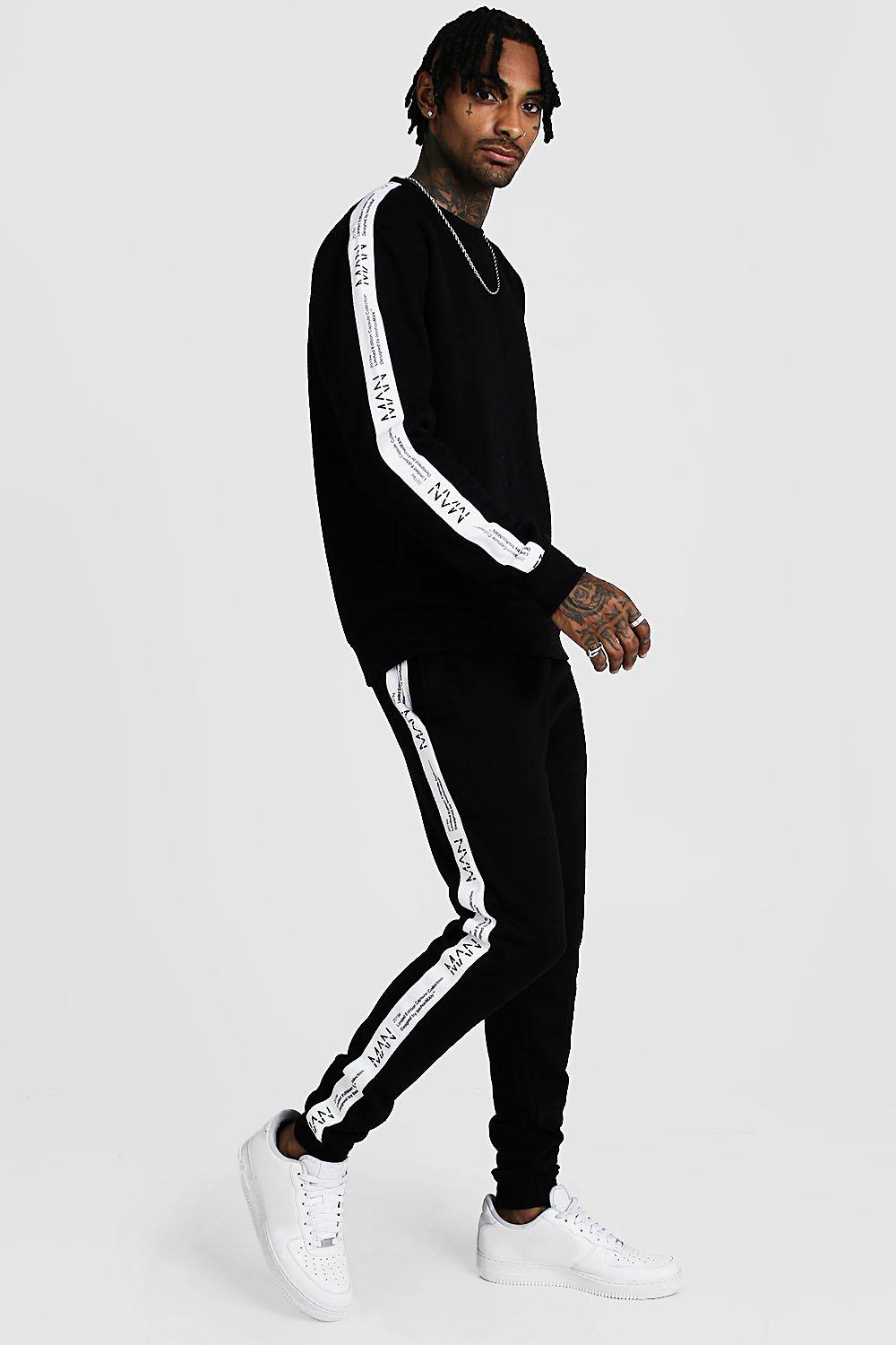 

Спортивный костюм с лентой MAN LTD Edition, Black