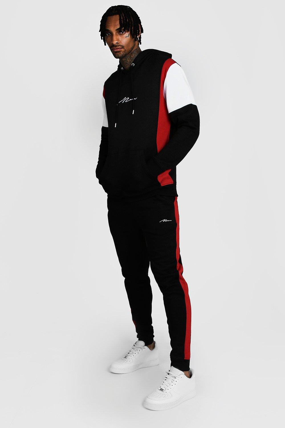 boohoo man signature tracksuit