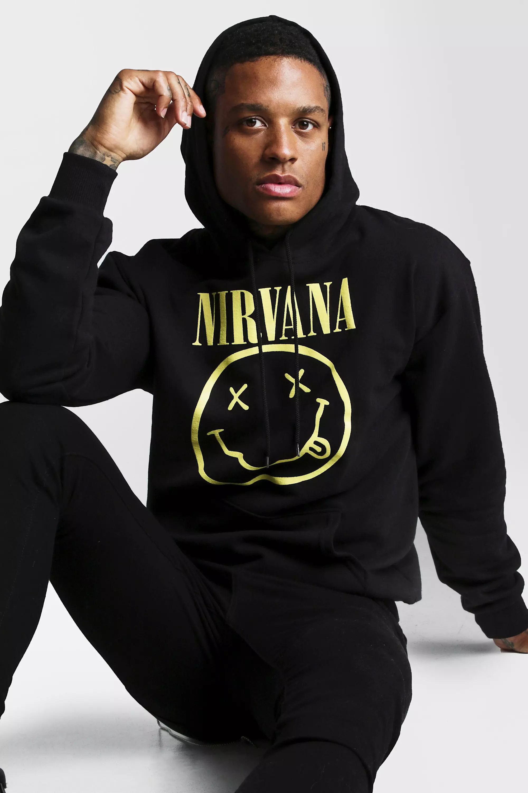 Nirvana hoodie online smiley