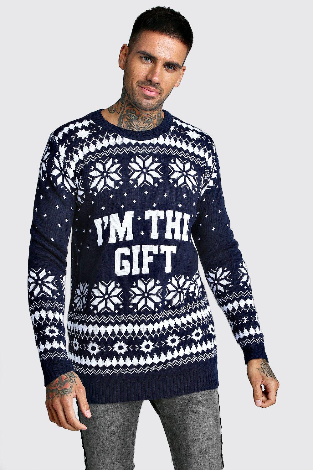 boohooman christmas jumper