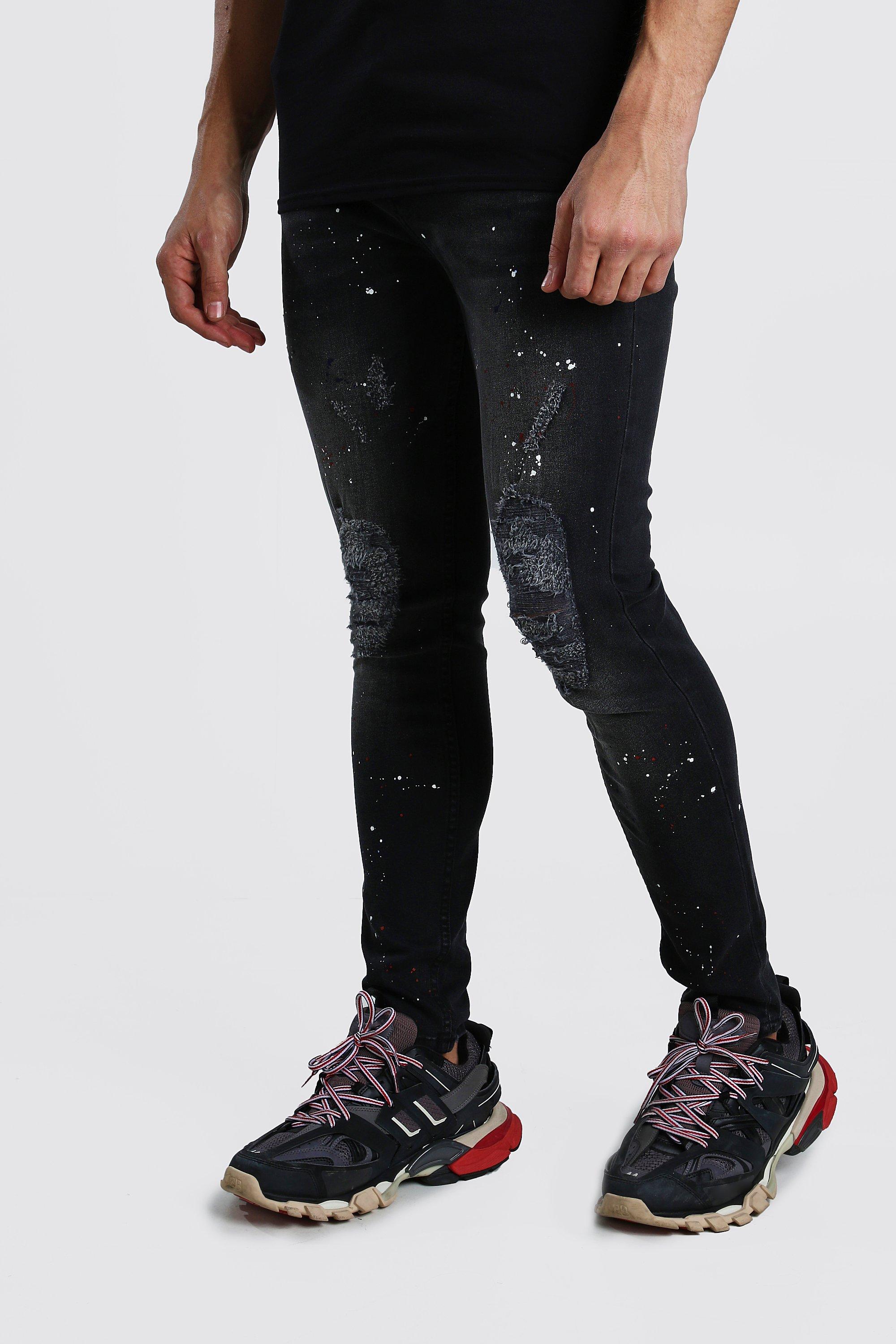 boohooman grey jeans