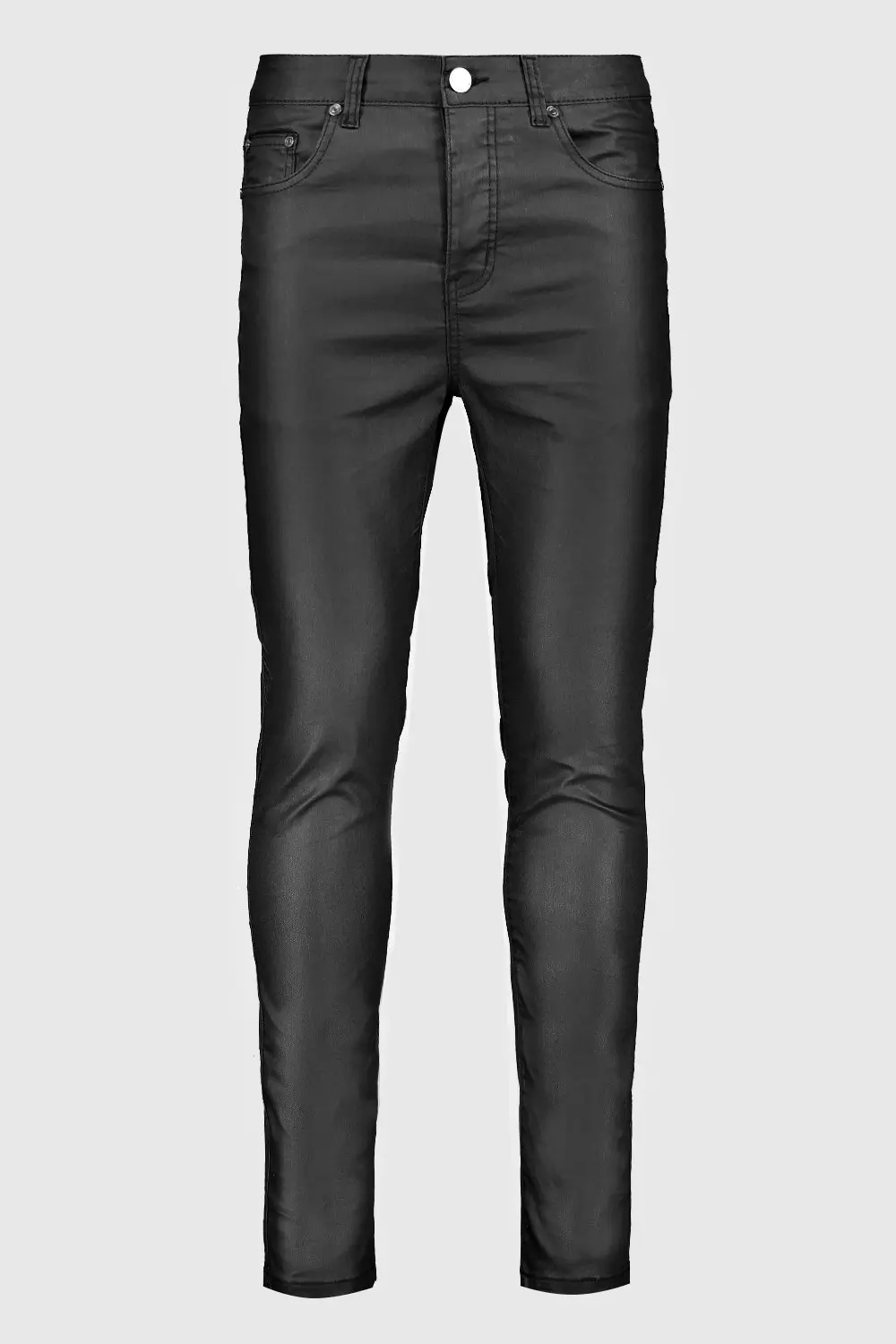 Super skinny coated sales jeans