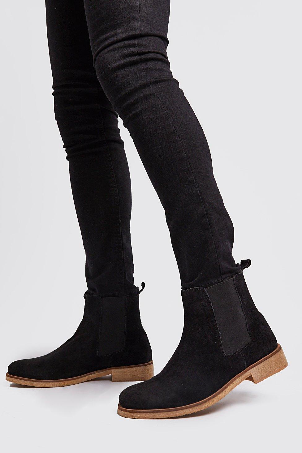 mens chelsea boots boohoo