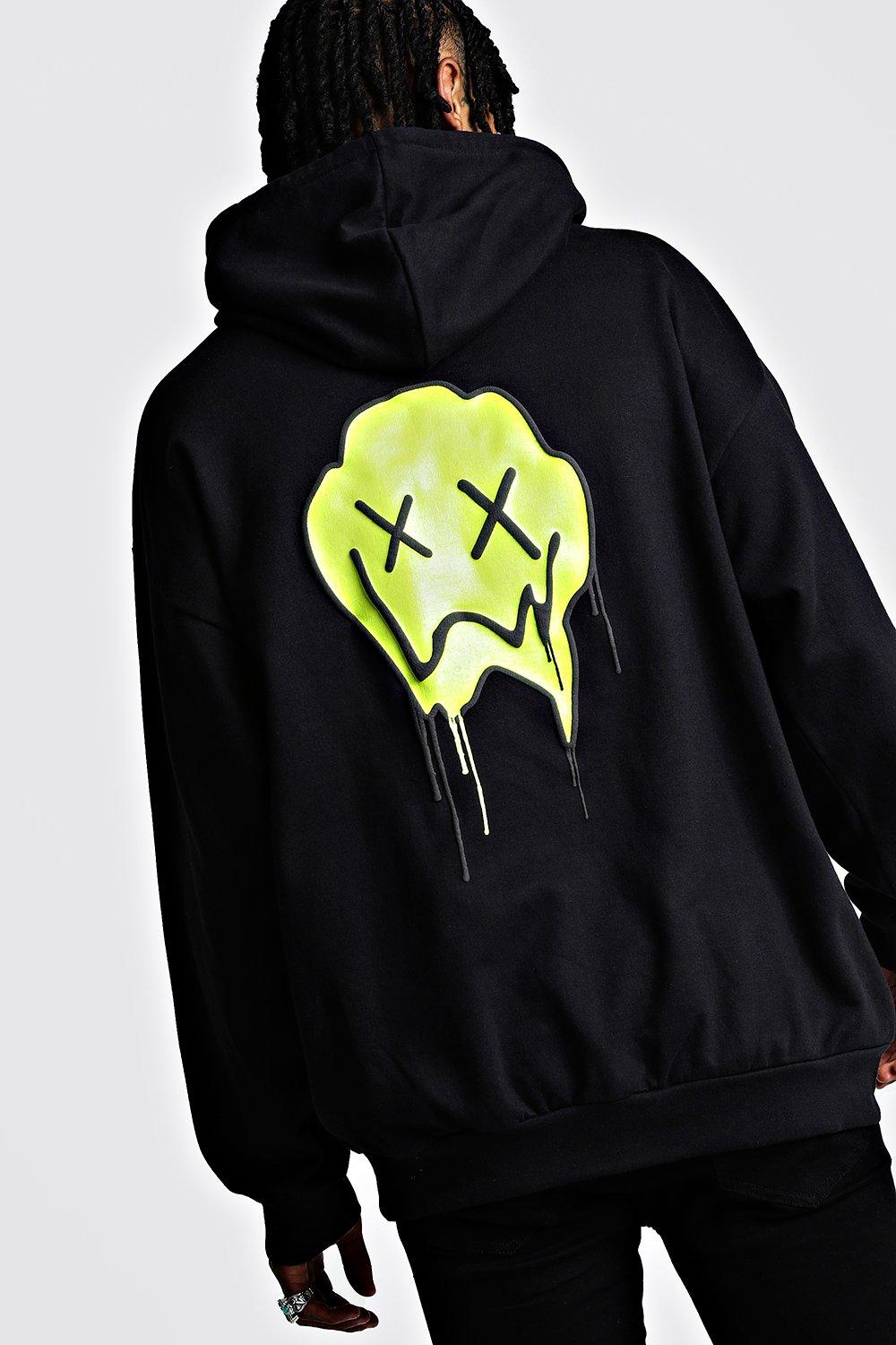 face on hoodie