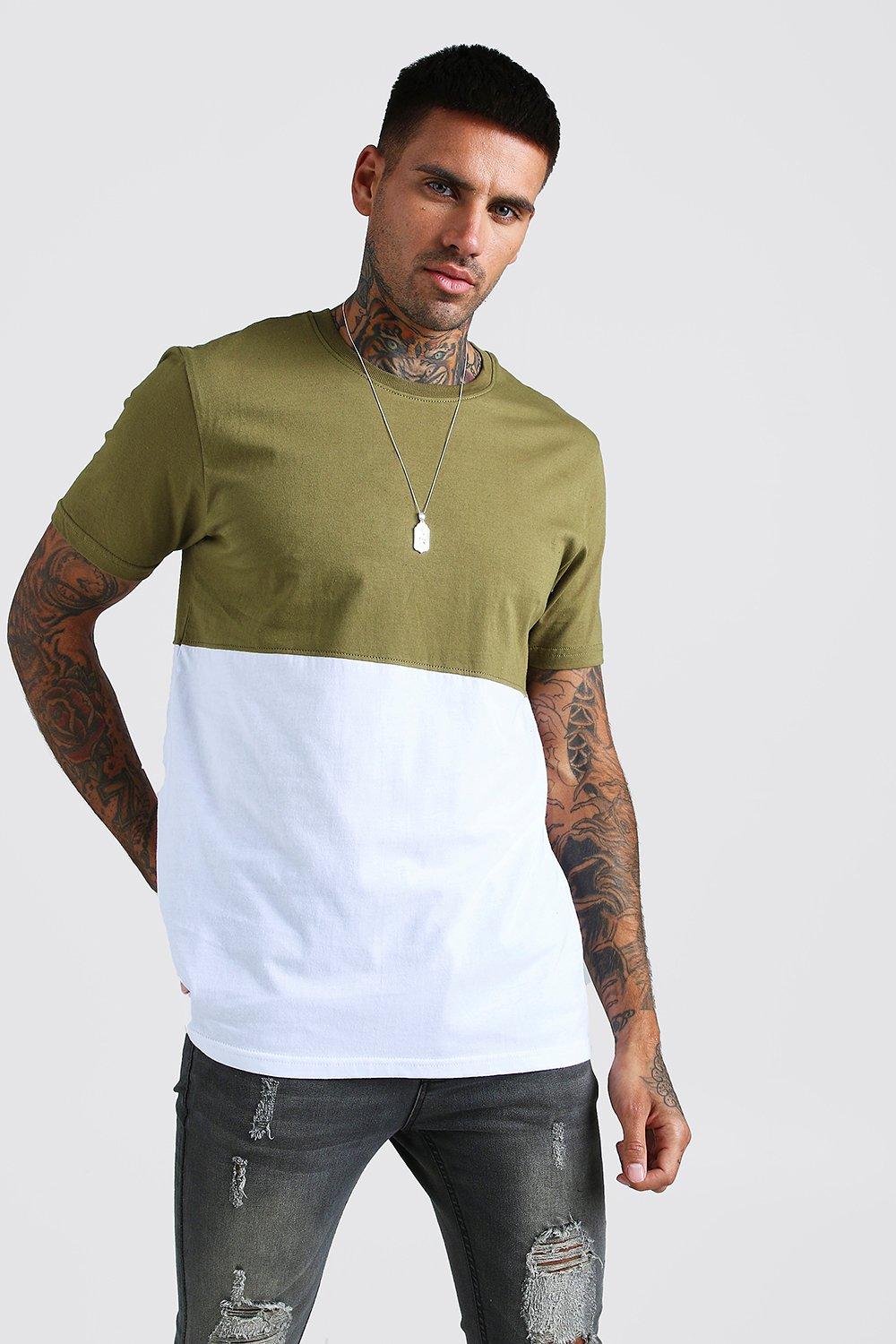 

Футболка Color Block, Khaki