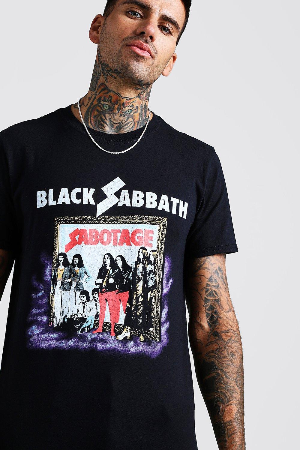 black sabbath t shirt asda