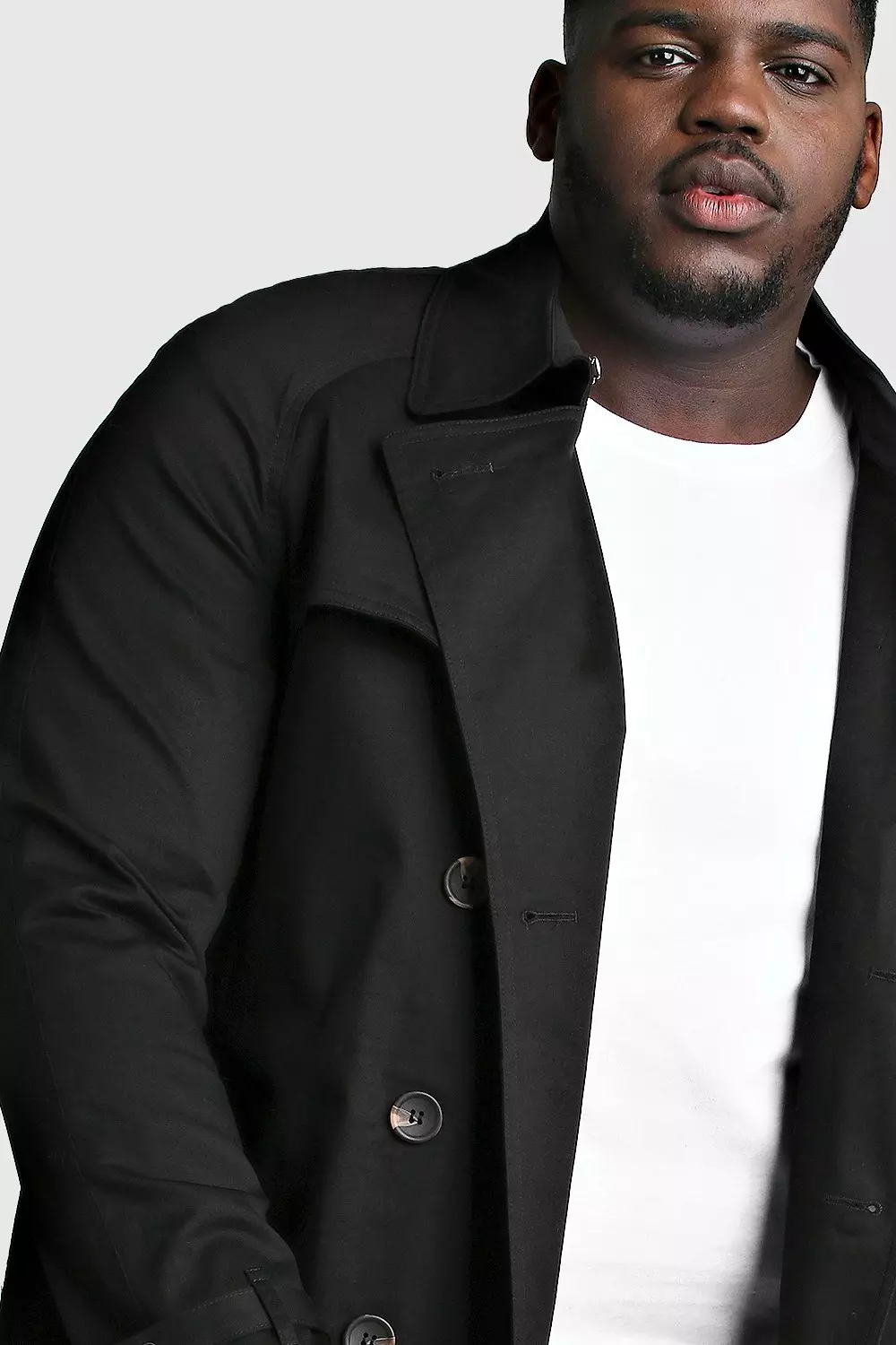 Plus size 2025 mens trench coat