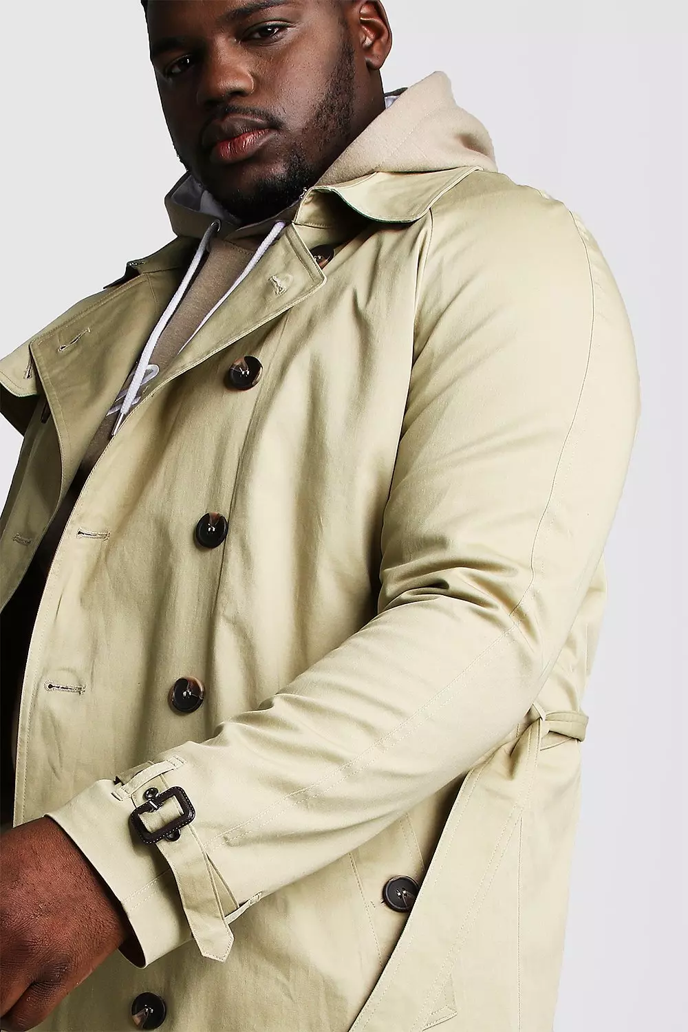 Big mens clearance trench coat