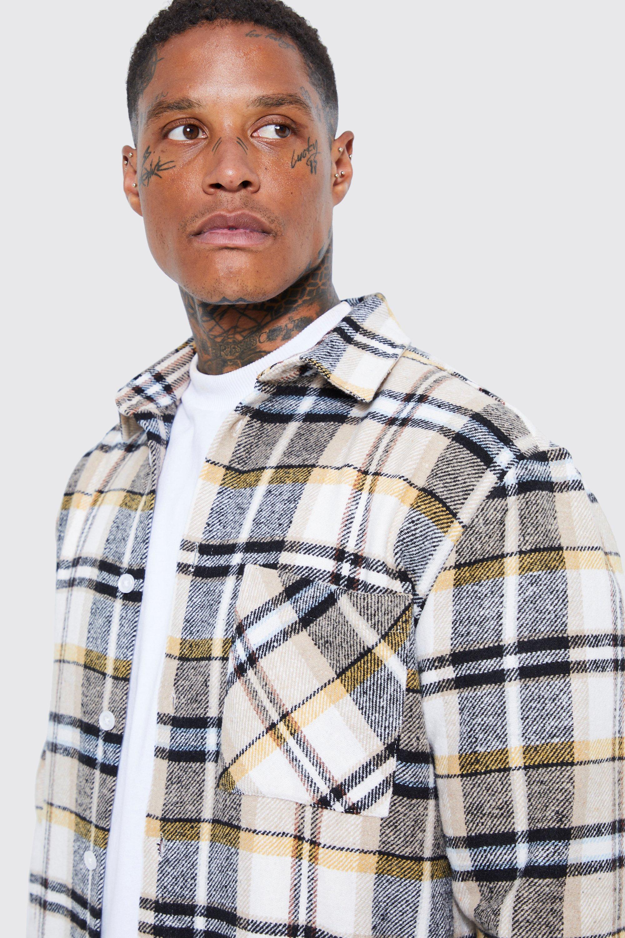 flannel overshirt jacket