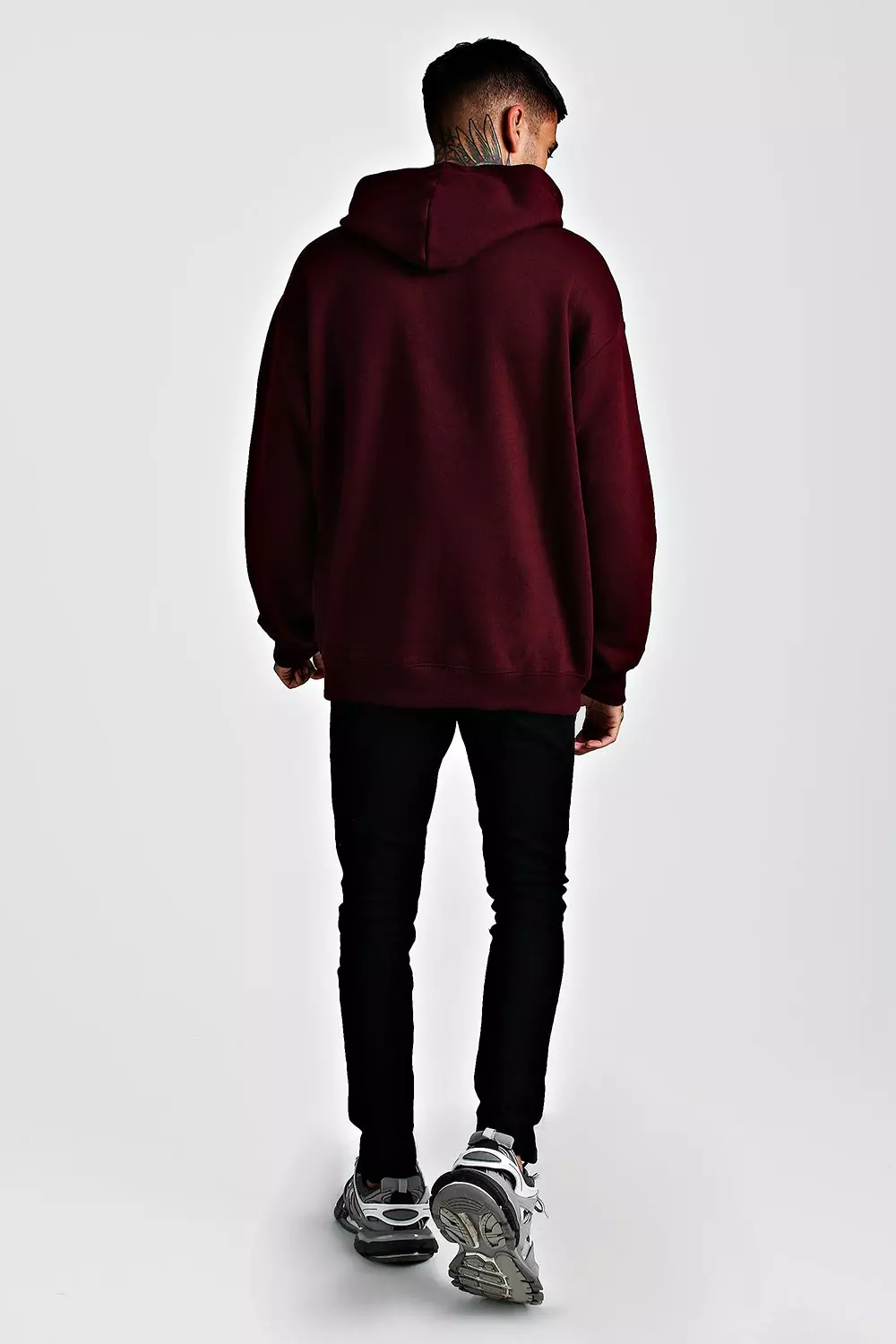 red hoodie outfits men