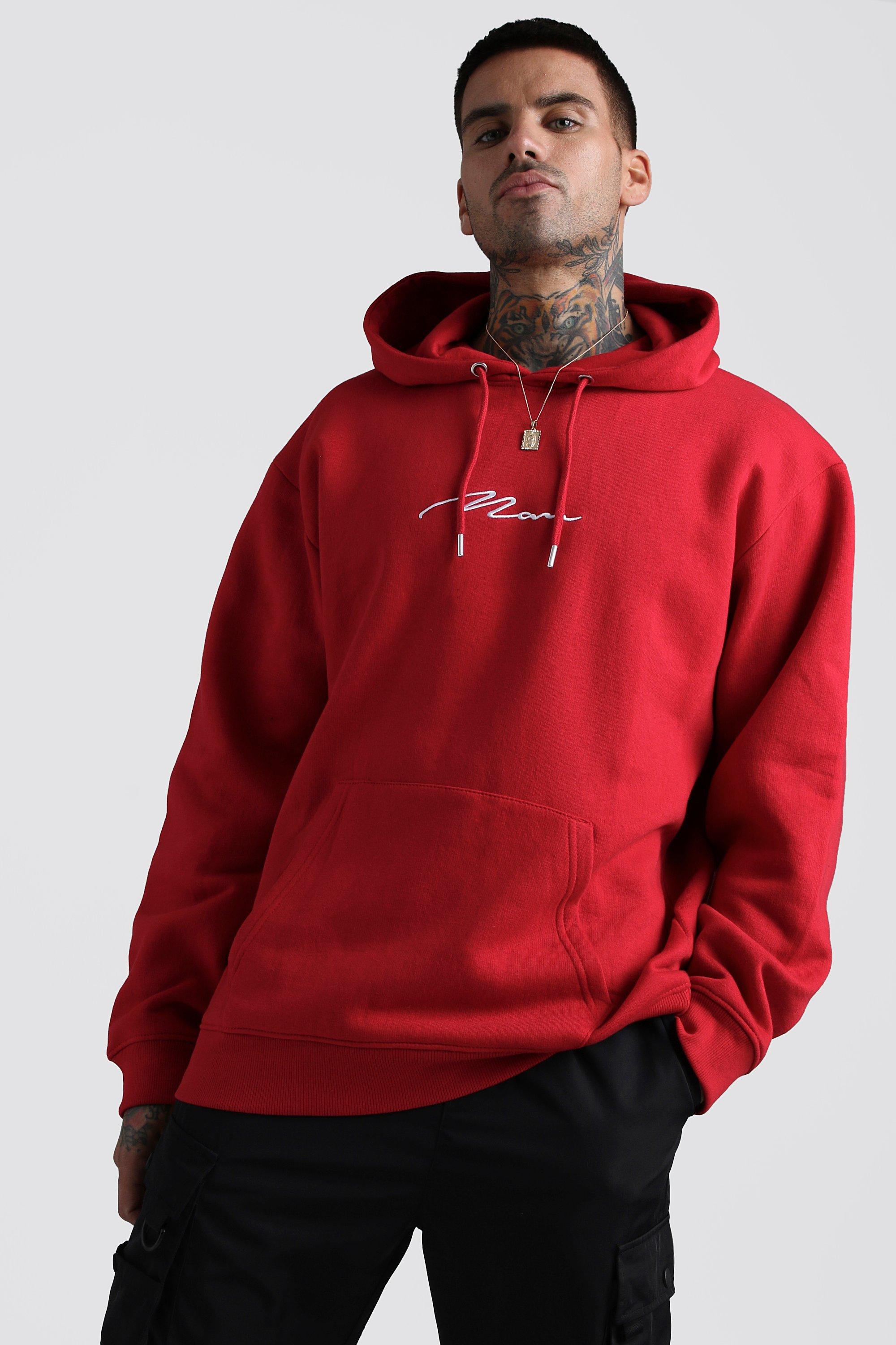 red hoodies for men