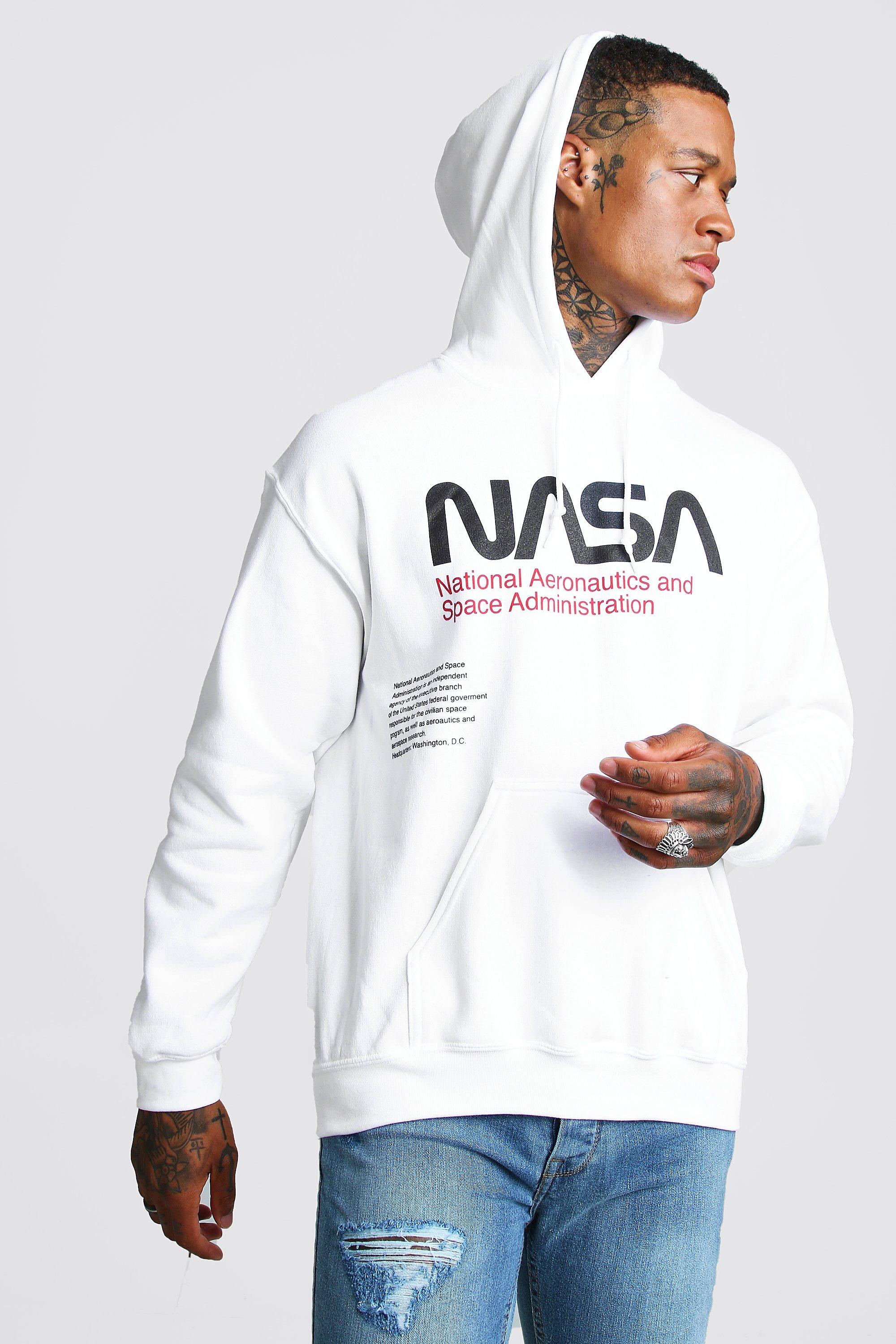 

Лицензированное худи NASA, White