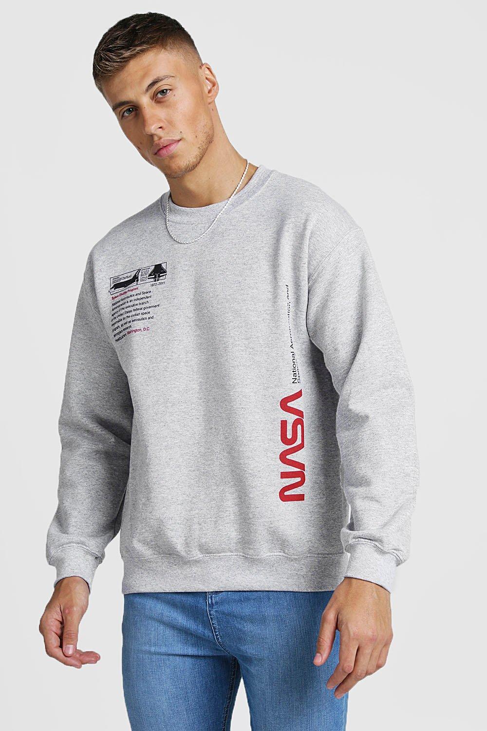 nasa print sweatshirt