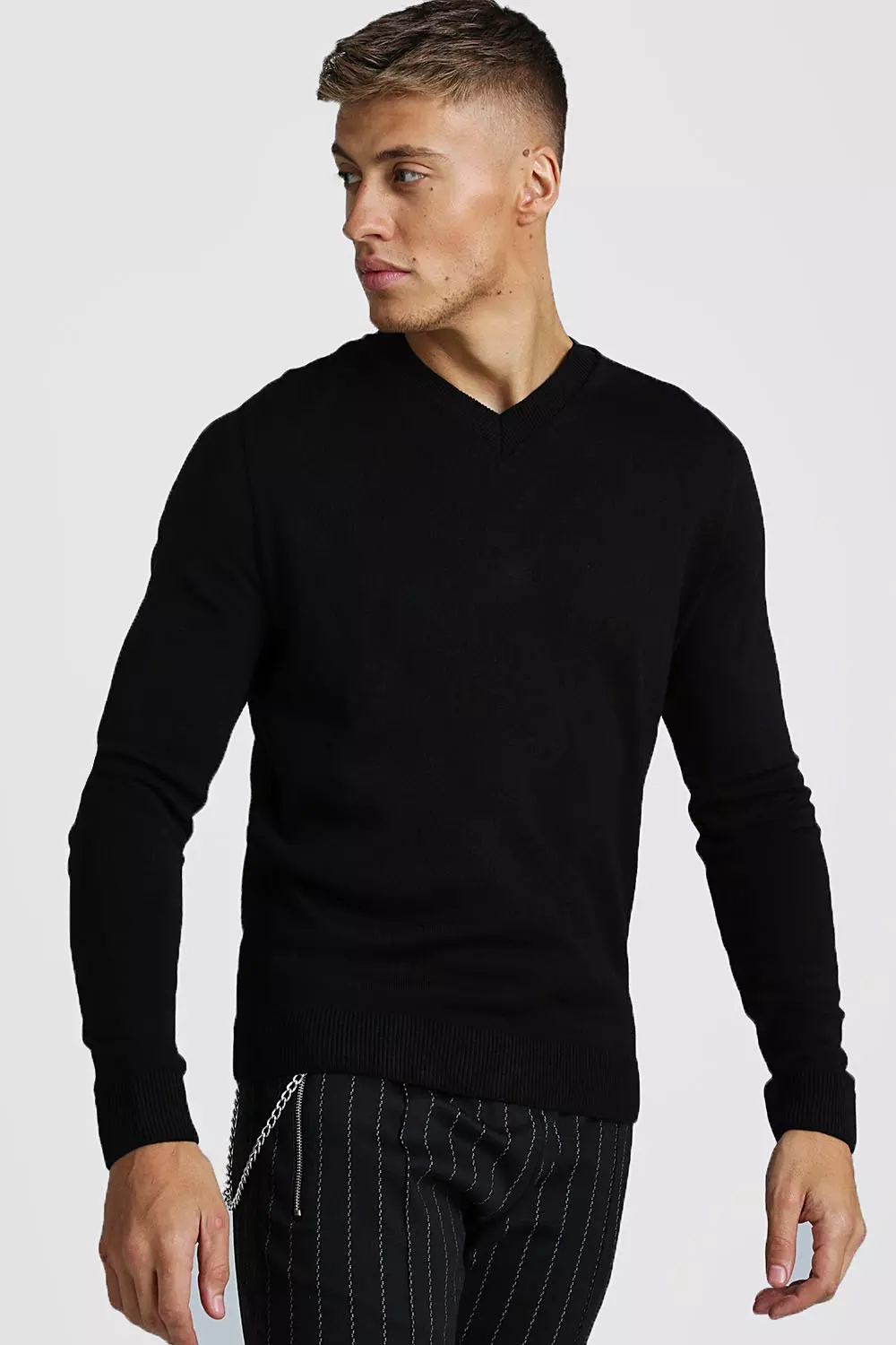 Muscle shop fit knitwear