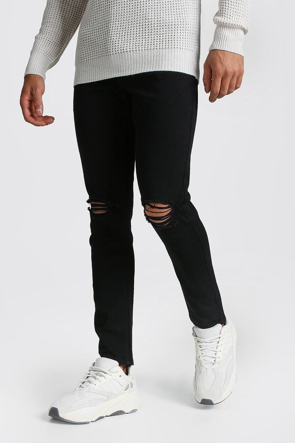 boohooman white jeans