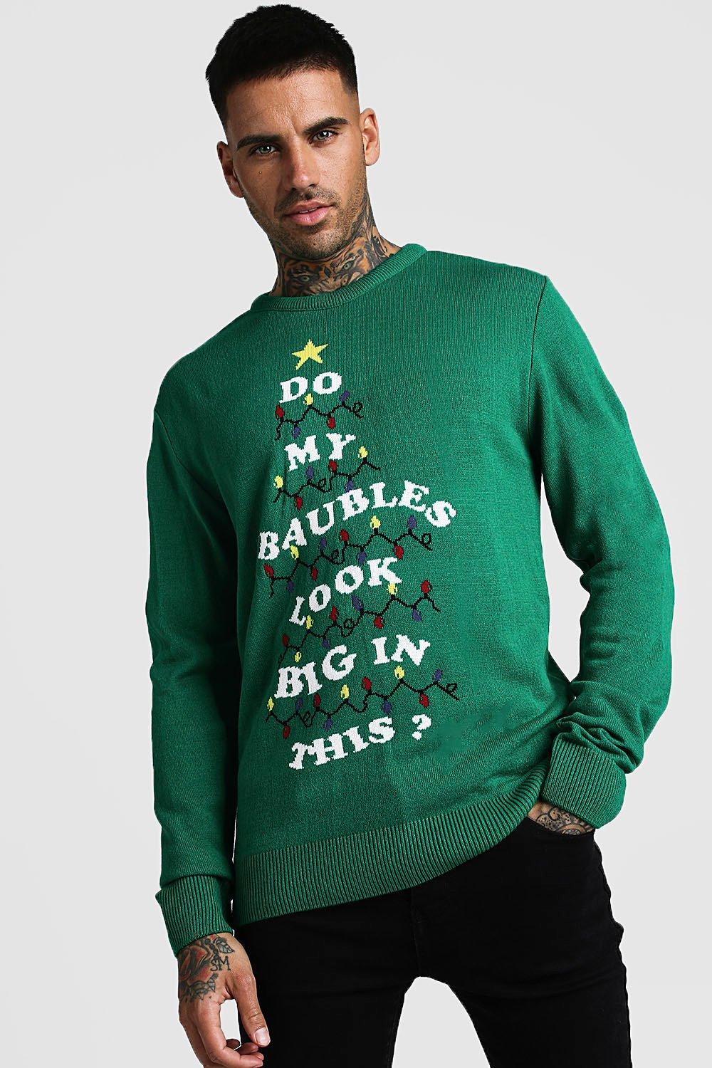boohooman christmas jumper