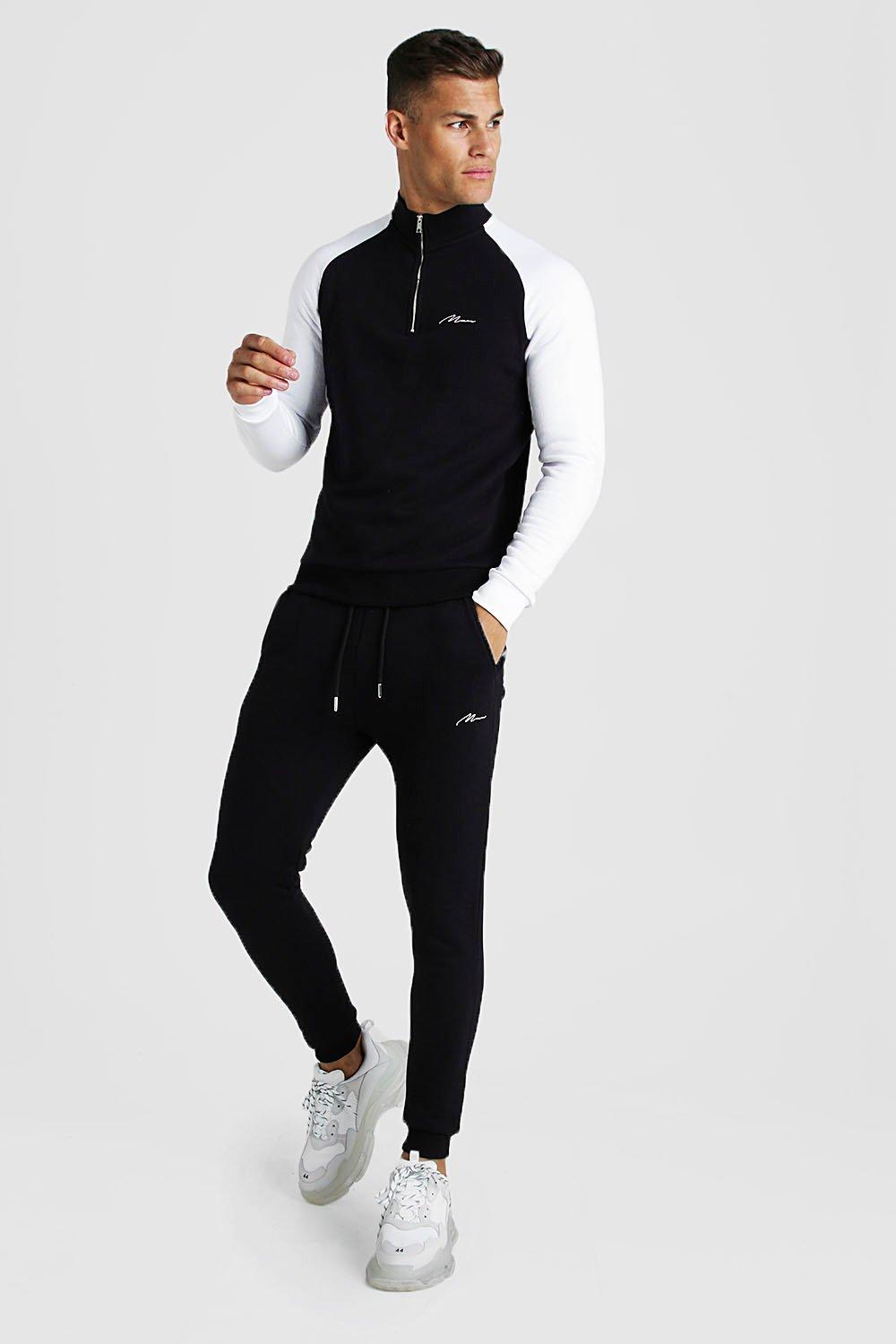 half sleeve tracksuit