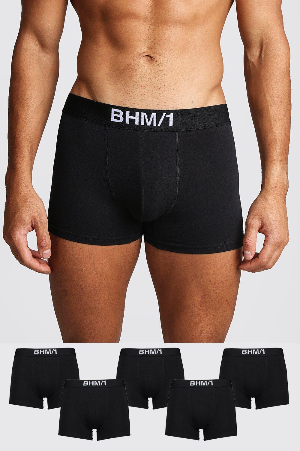 

Набор трусов BHM, 5 шт, Black