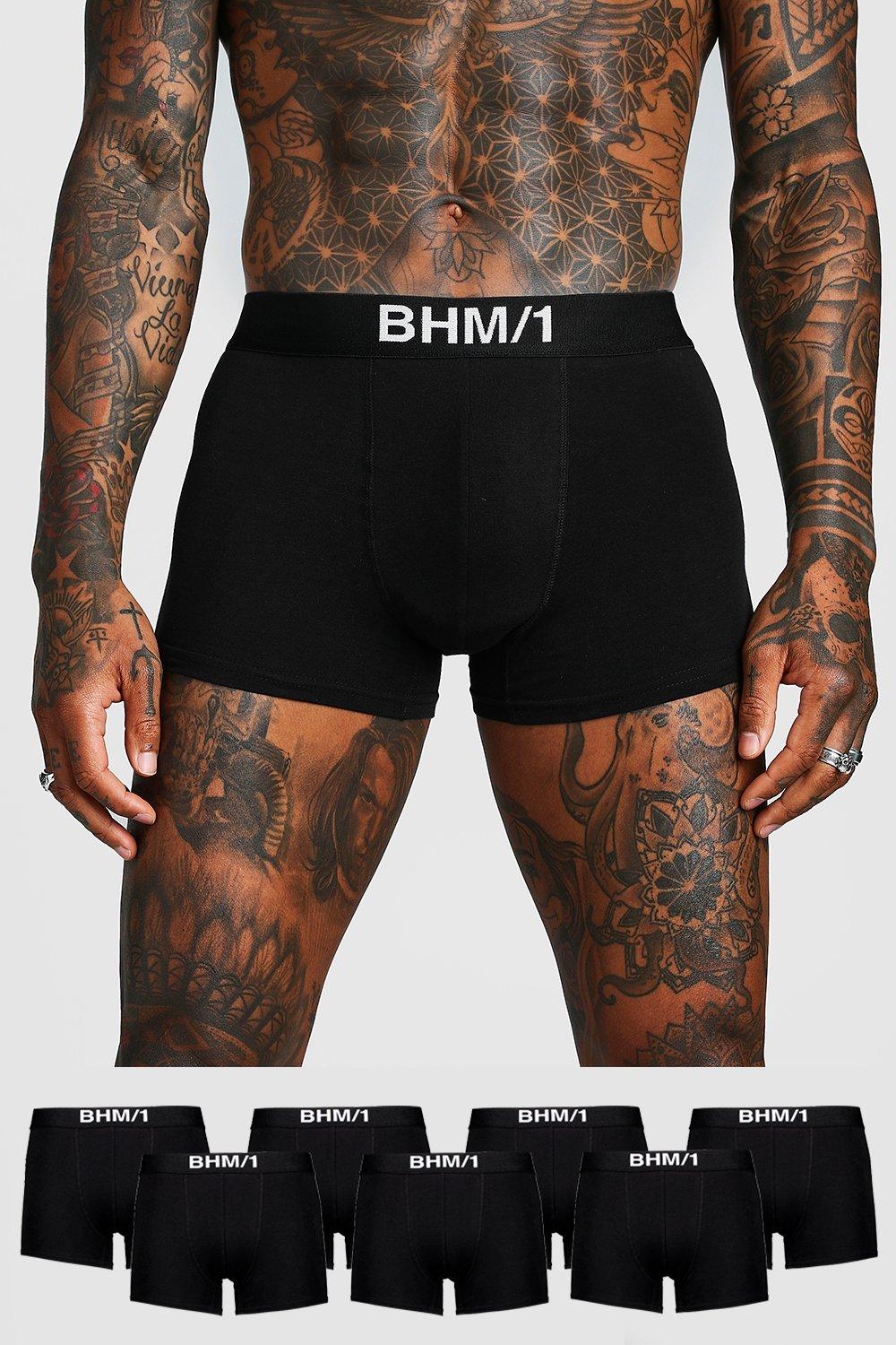 

Набор трусов BHM, 7 шт, Black