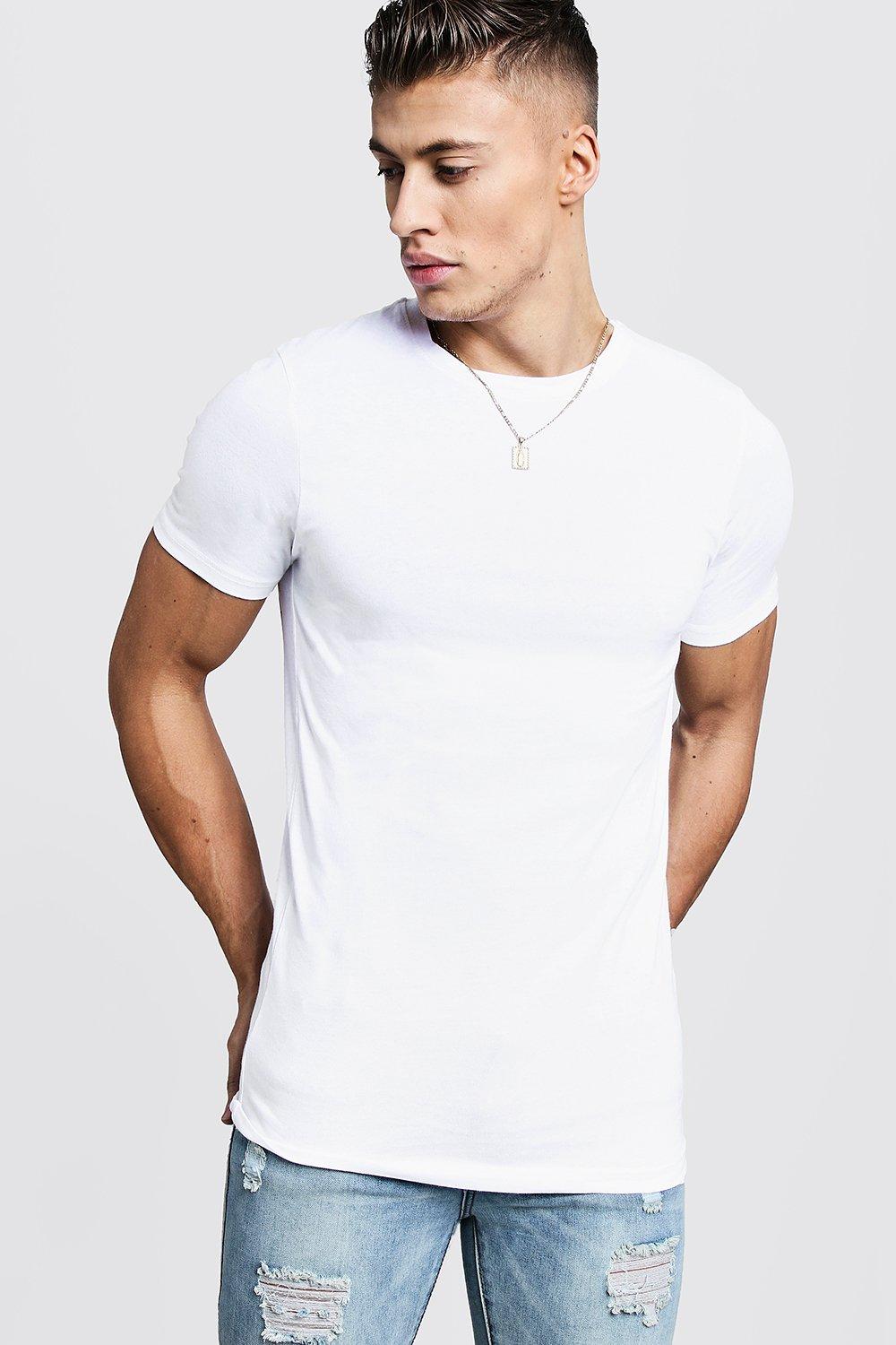 boohooman plain white t shirt