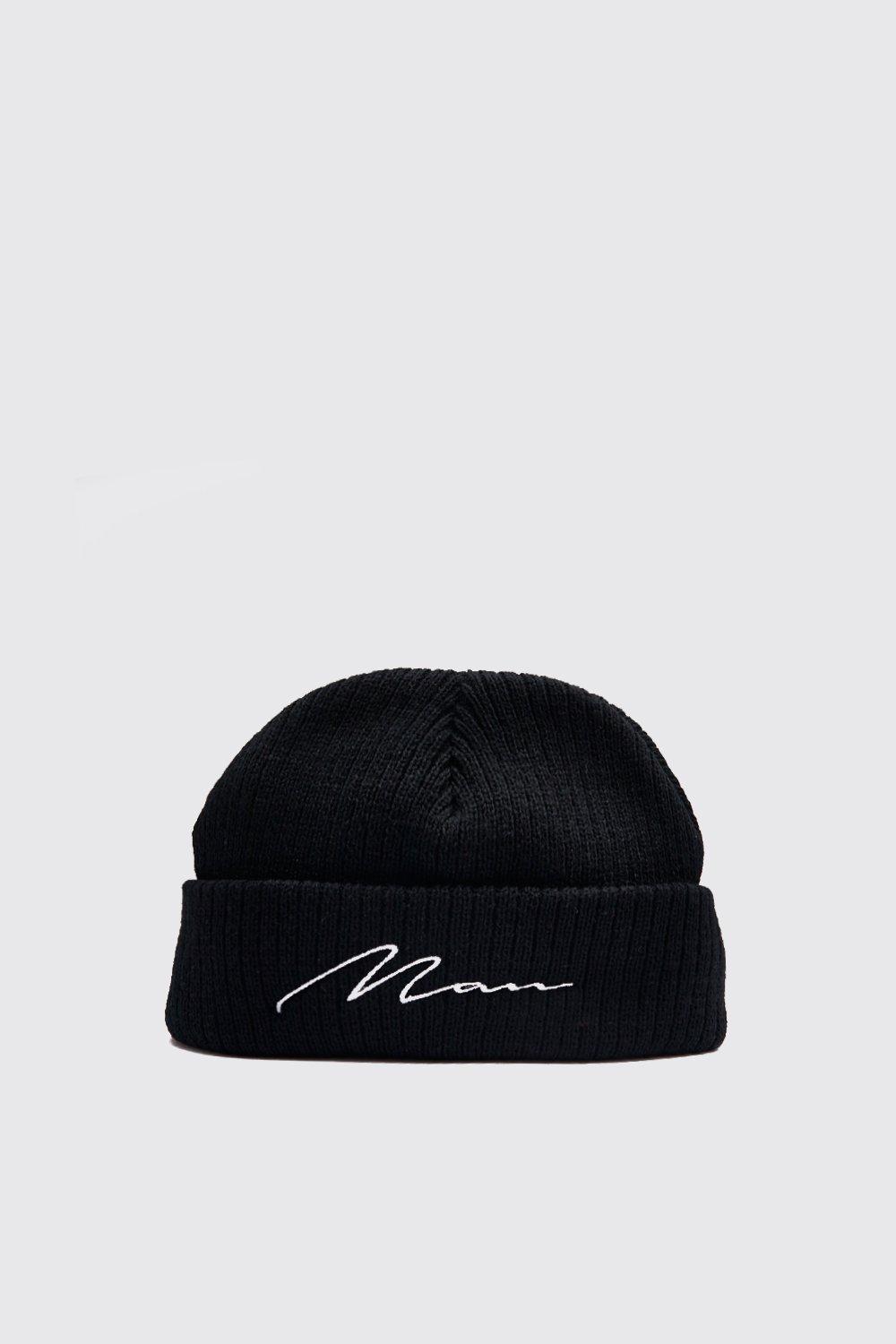 fisherman beanie white