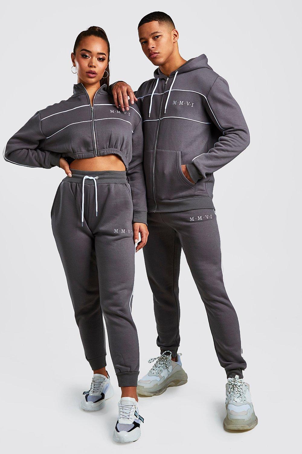 boohoo his and hers tracksuits