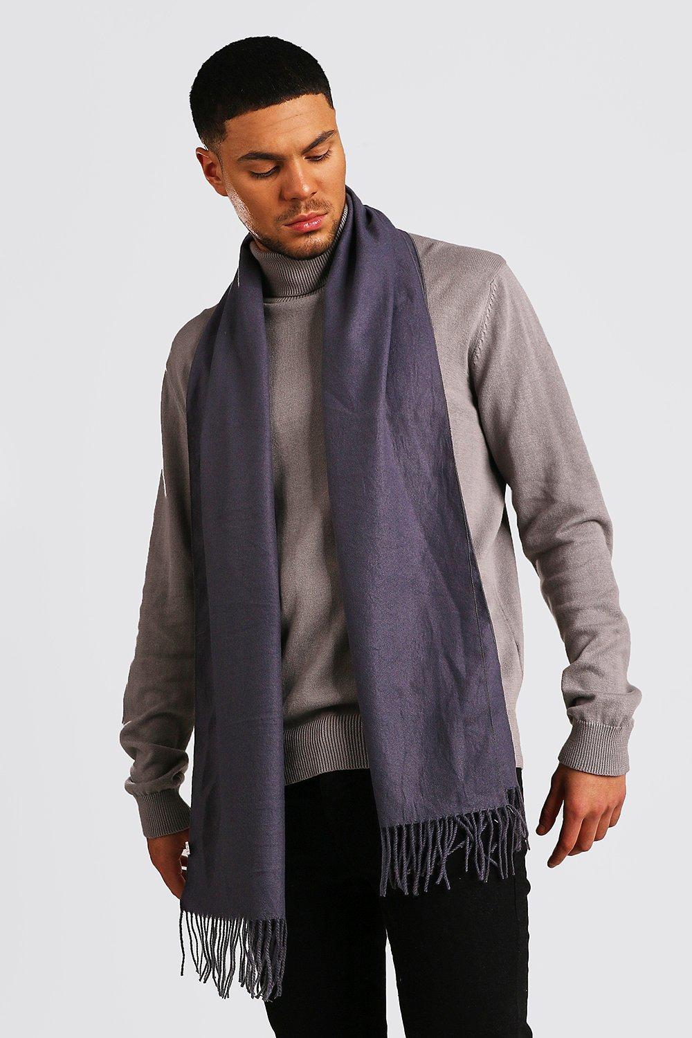 

Soft Brushed Scarf, Dark grey