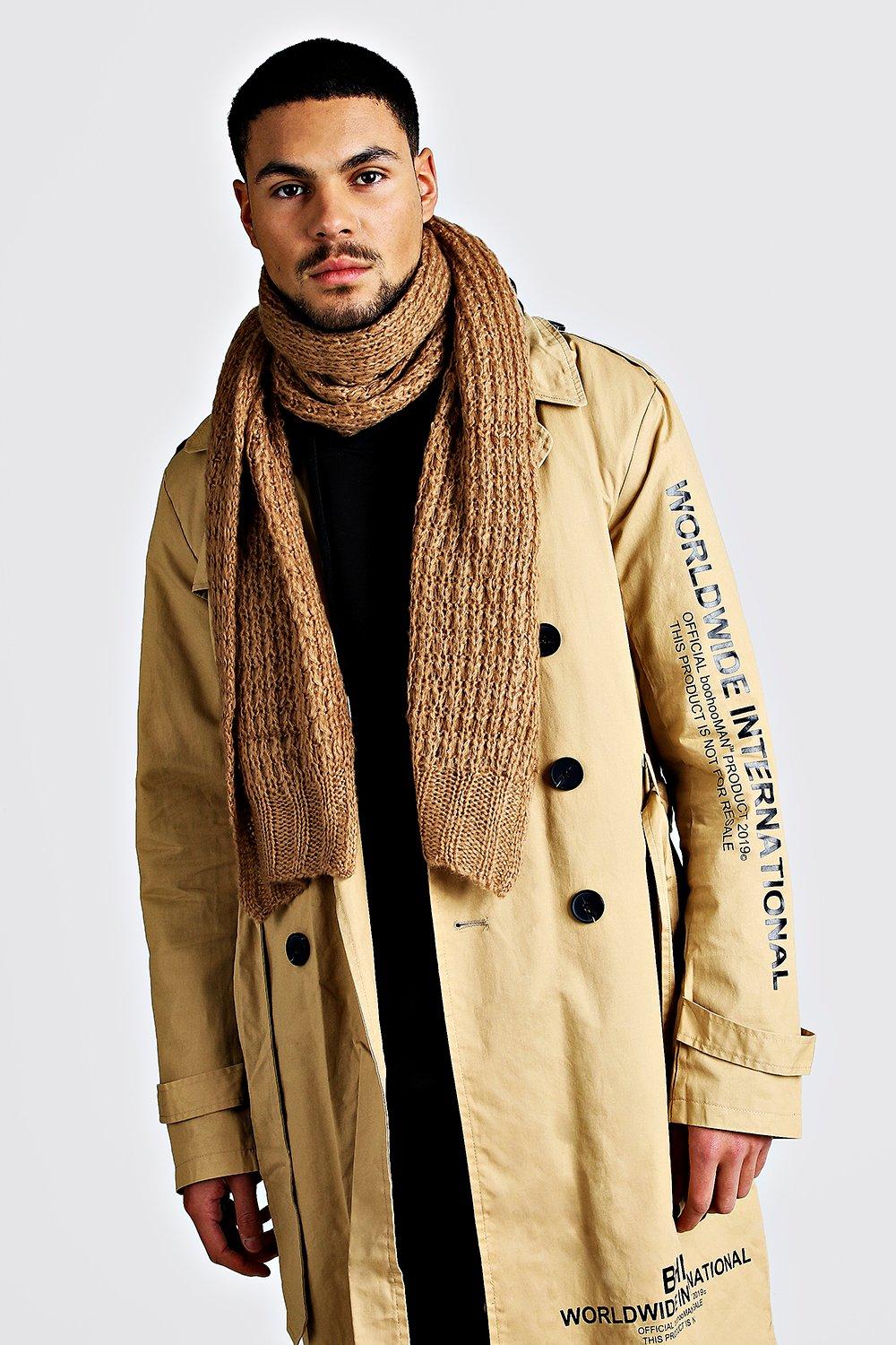 

Knitted Scarf, Camel