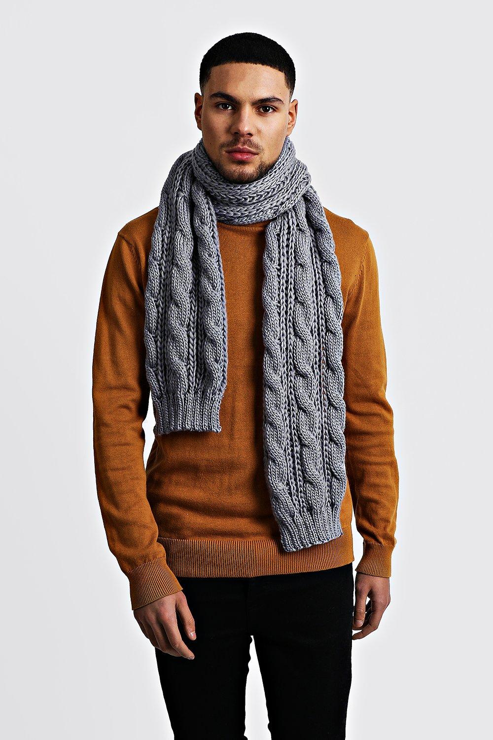 Chunky Knit Scarf Boohoo