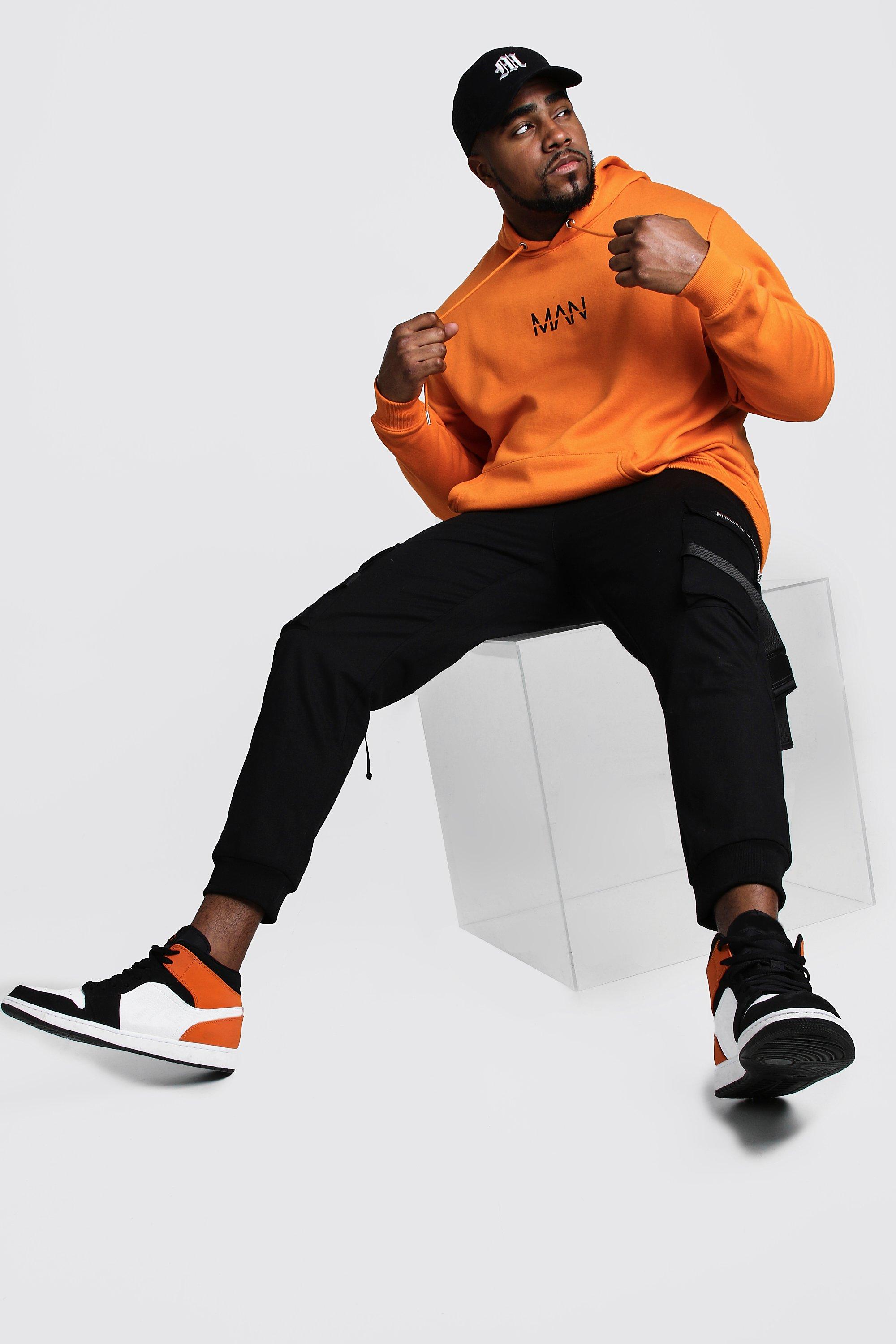 

Big And Tall MAN Dash Hoodie, Orange