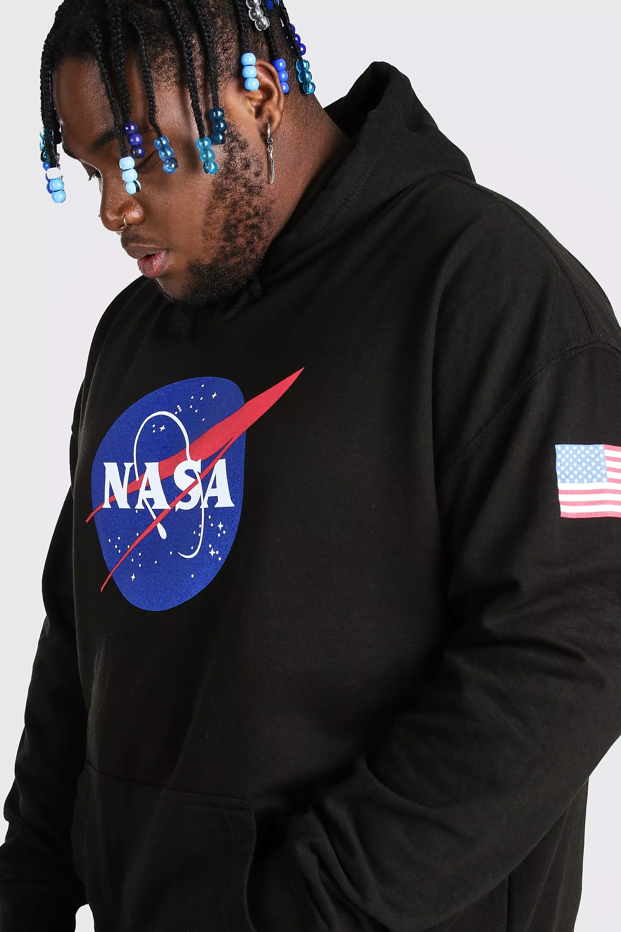 Boohooman on sale nasa hoodie