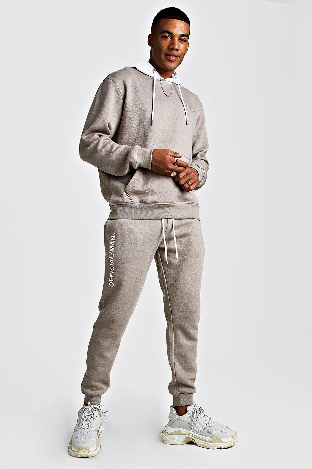 mens light grey nike tracksuit