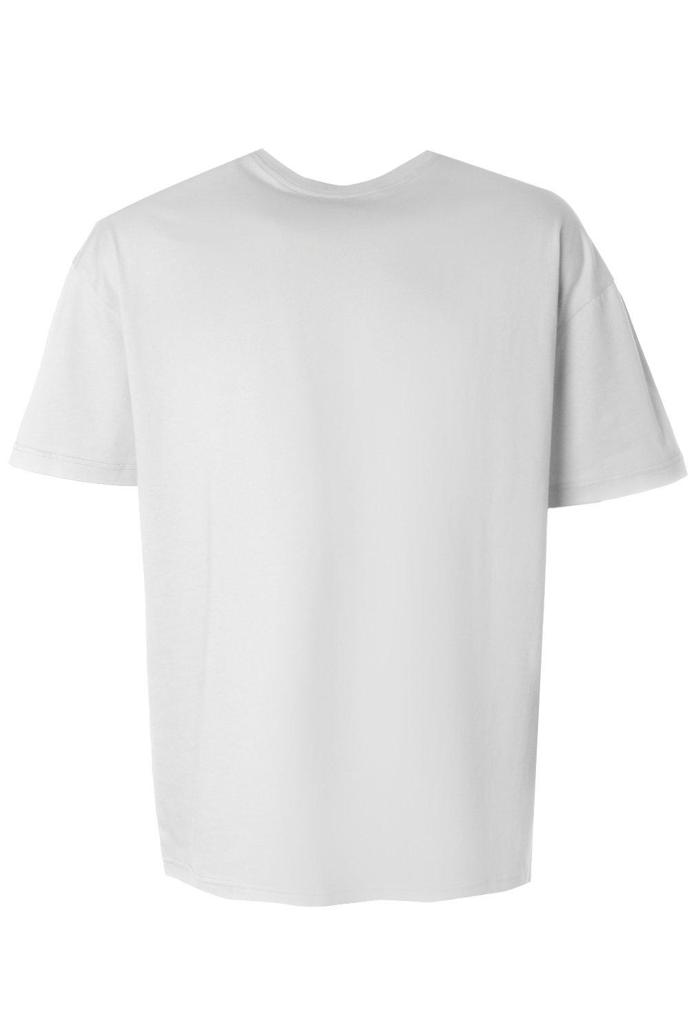 white crew neck t shirt