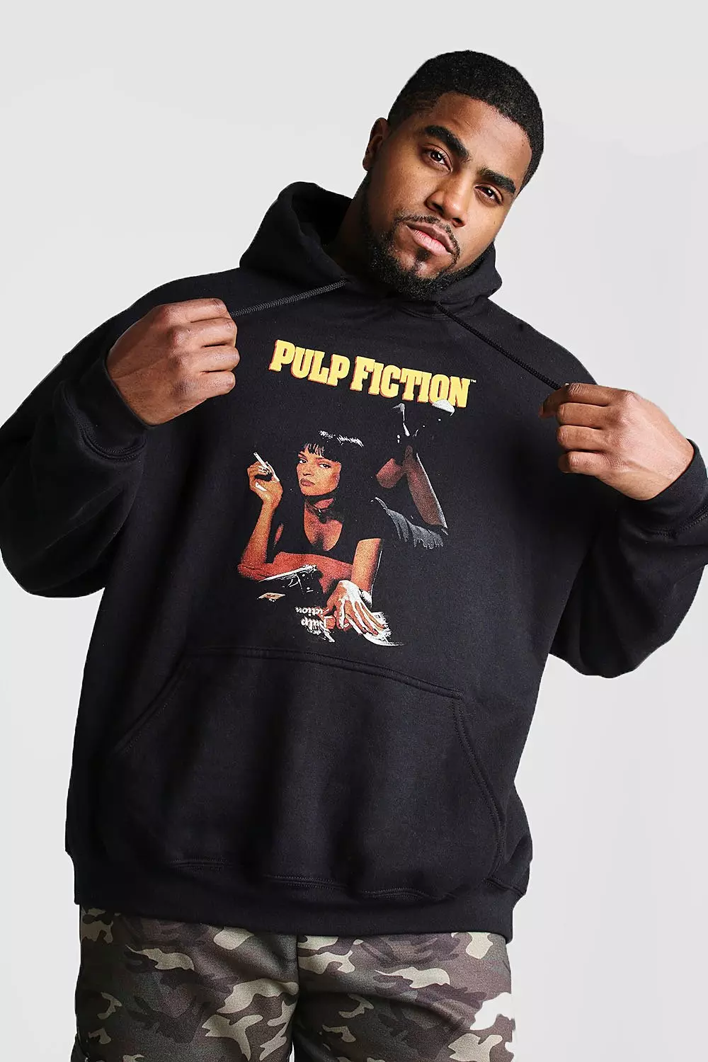 Plus Size Pulp Fiction License Hoodie