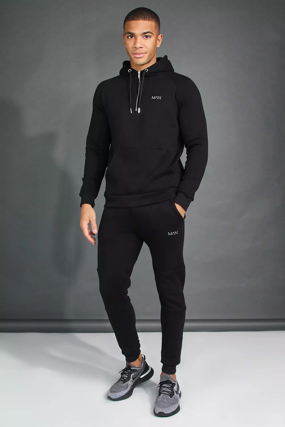 Quarter zip sale tracksuit