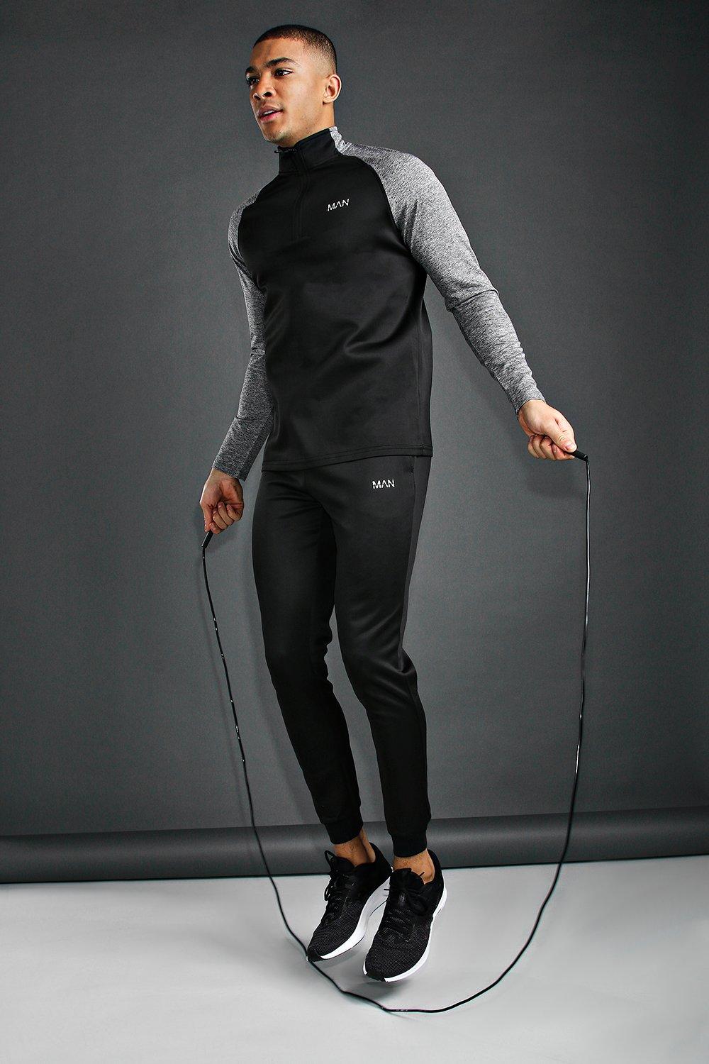 mens skinny fit black trousers