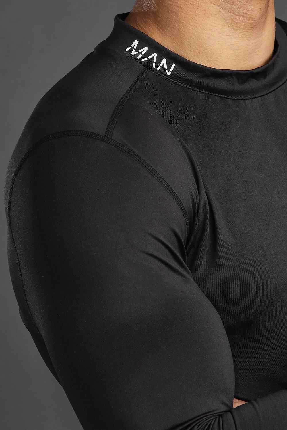 

MAN Active Compression Long Sleeve T-Shirt, Black