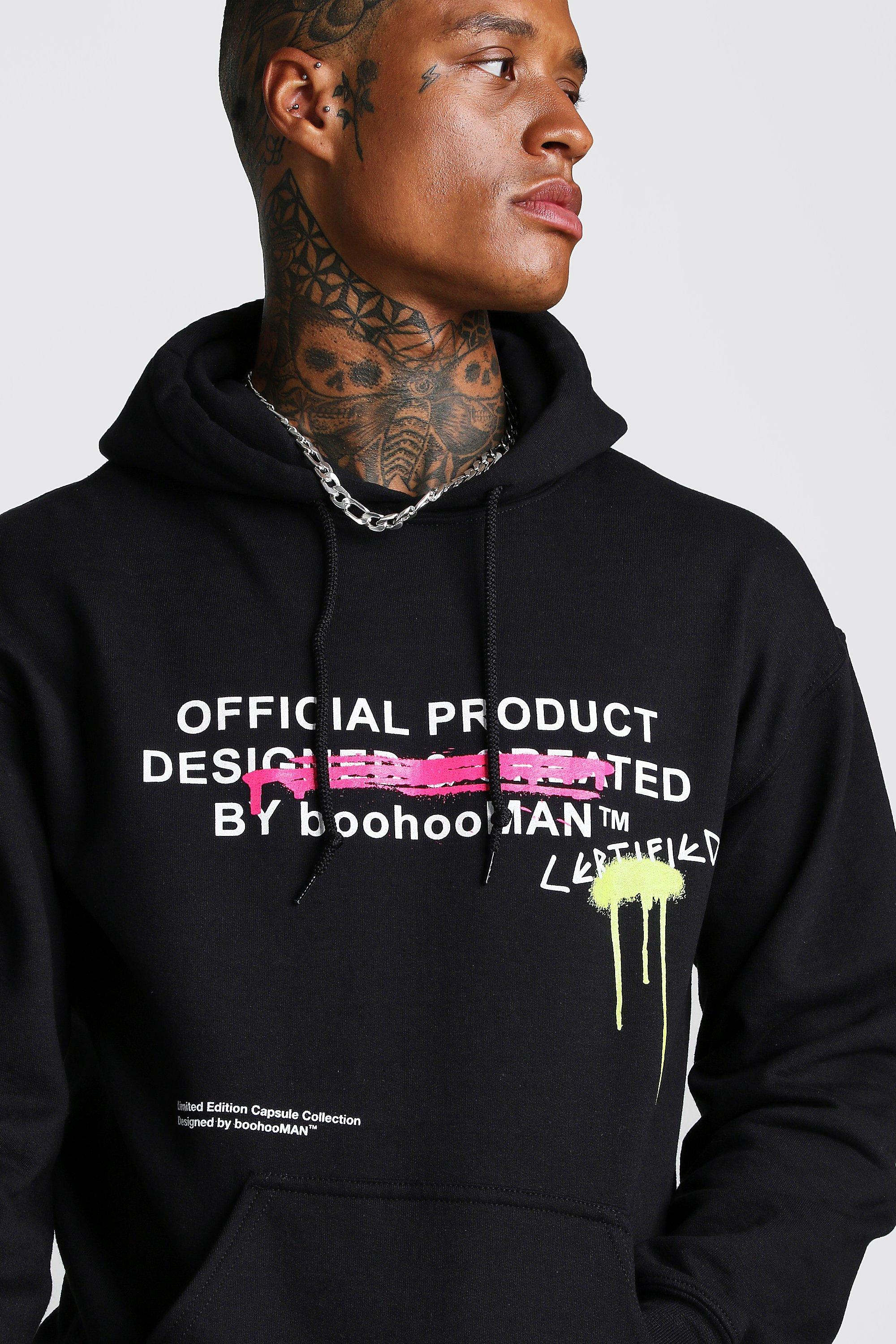 boohooman black jumper