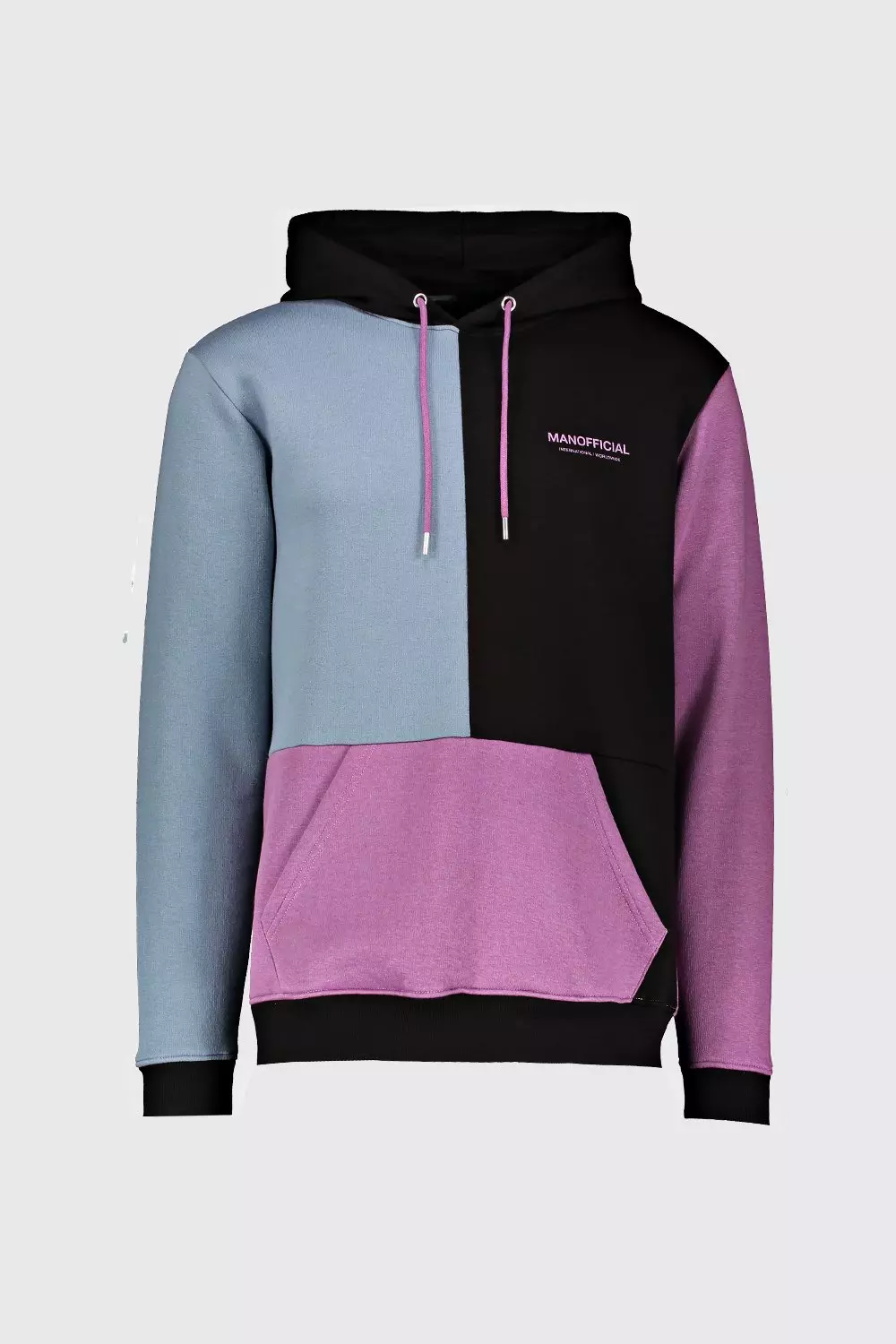 Official Man Multi Colour Block Hoodie in 2023