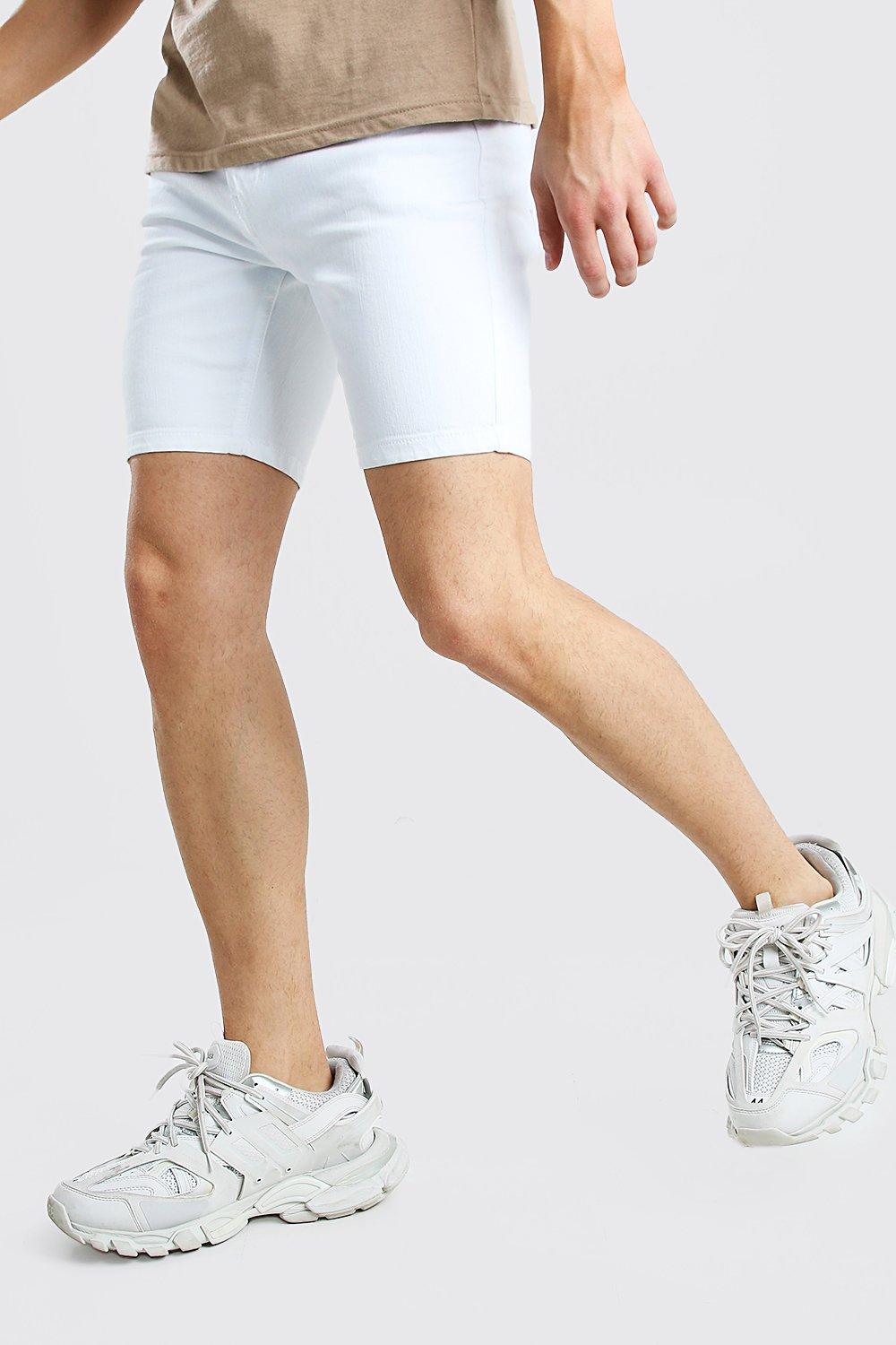 mens designer jean shorts