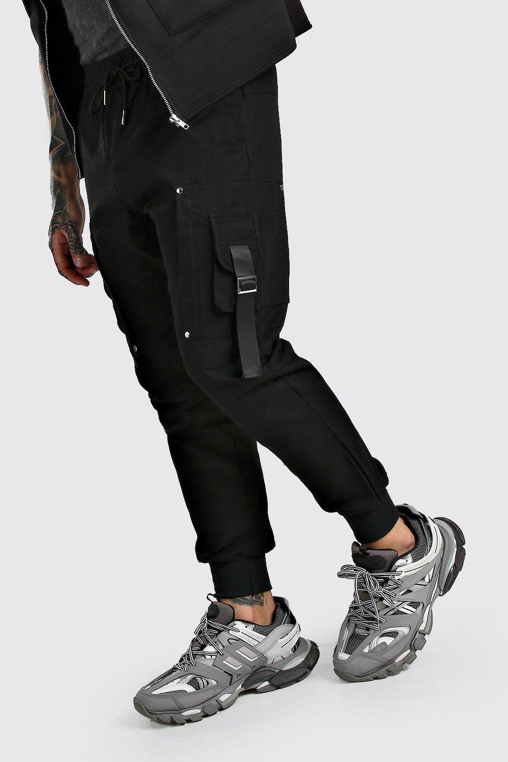 strapped joggers