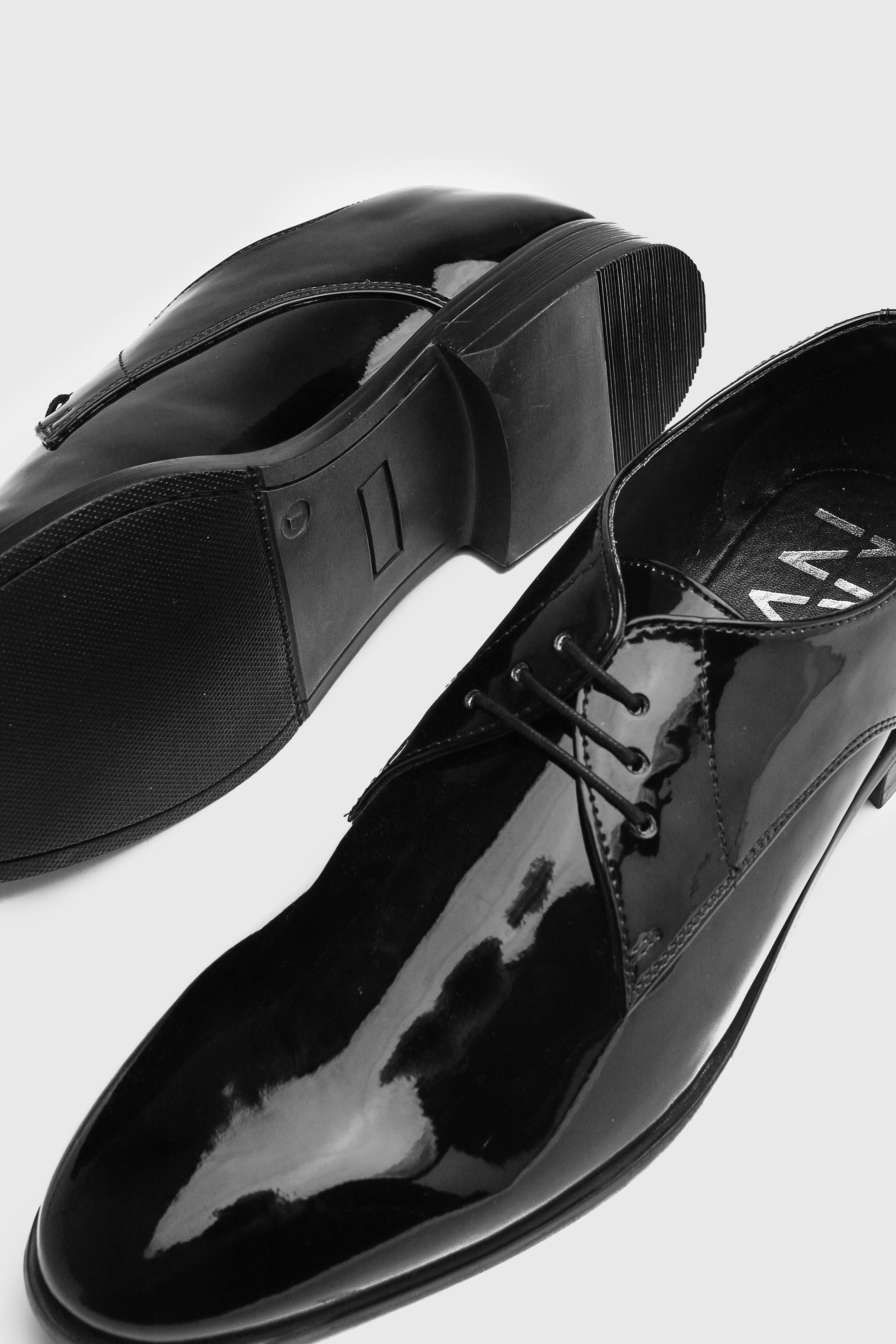 

Patent Lace Up Formals, Black